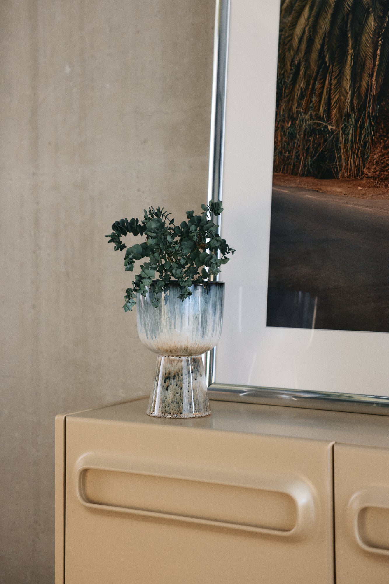 Retro flower pot | glacier