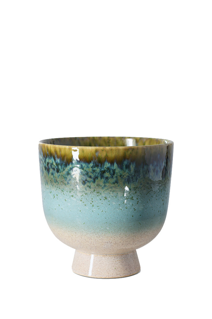 Retro flower pot | lagoon