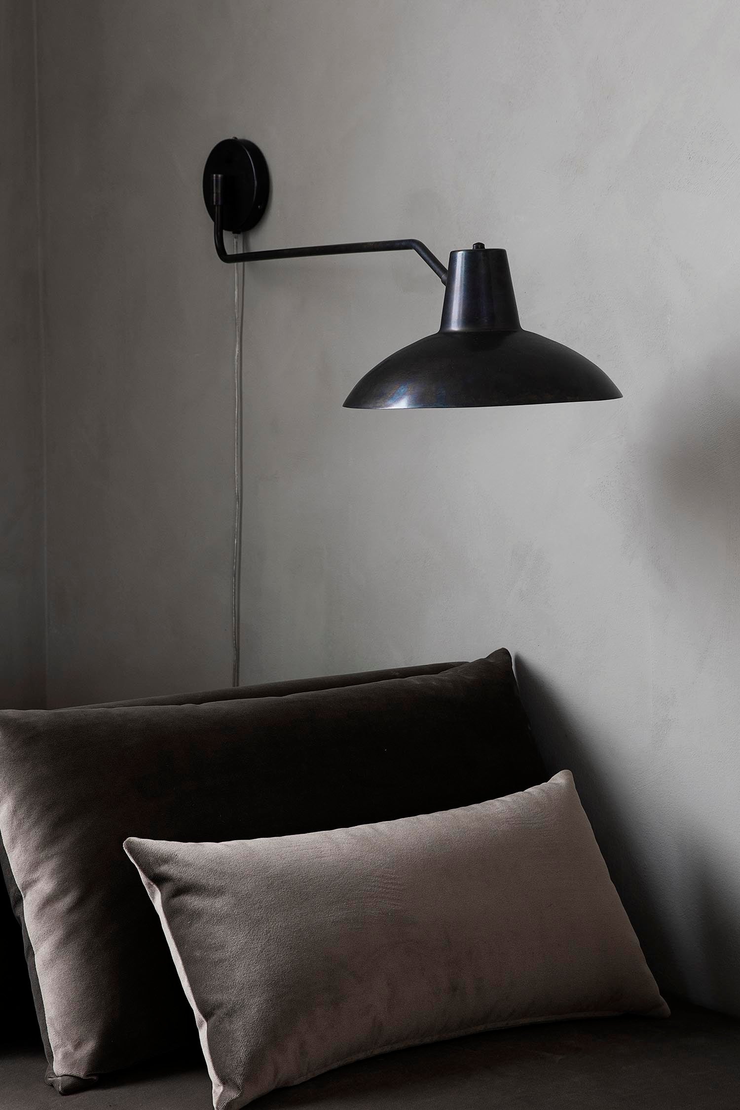 Wall lamp antique brown, 104cm
