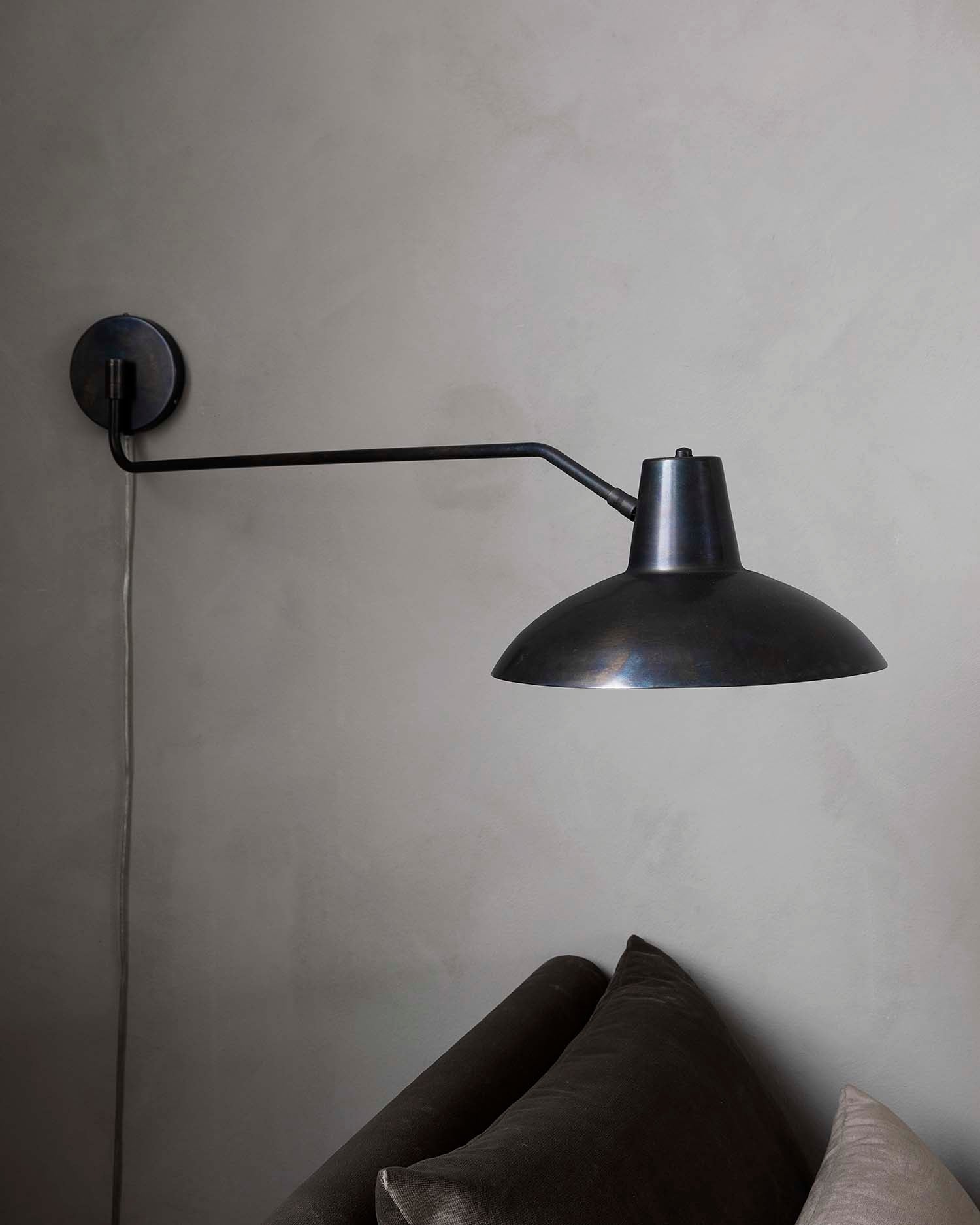 Wall lamp antique brown, 104cm