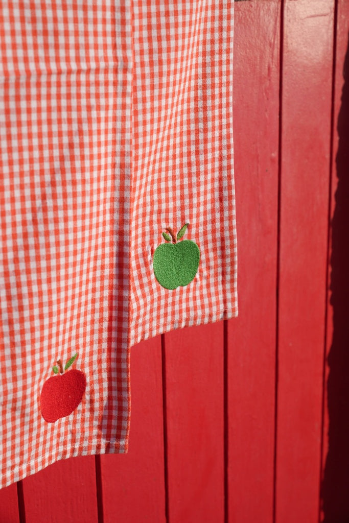 Kitchen towel, Checkered Tomato