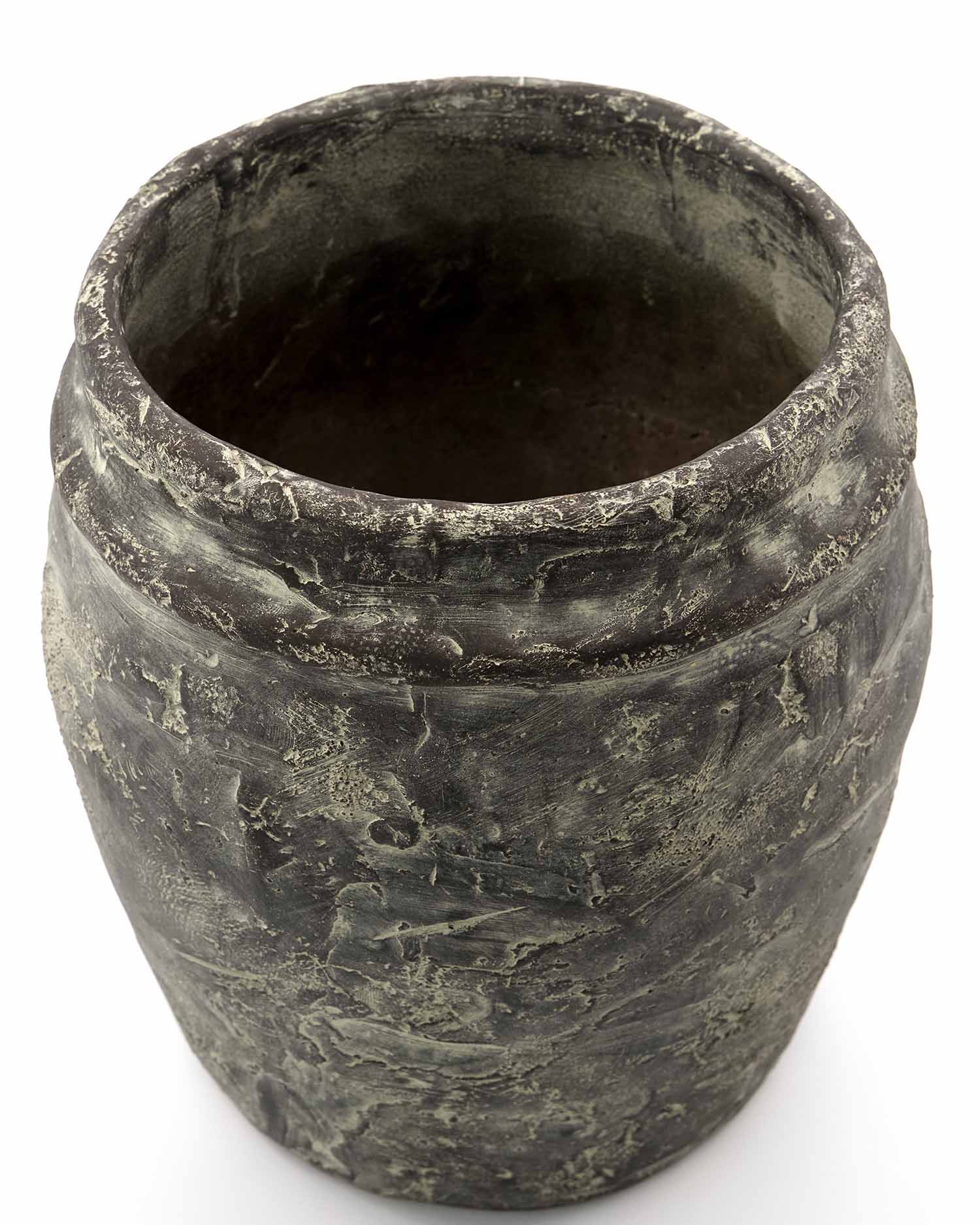 Handmade vase grey, 24.5cm
