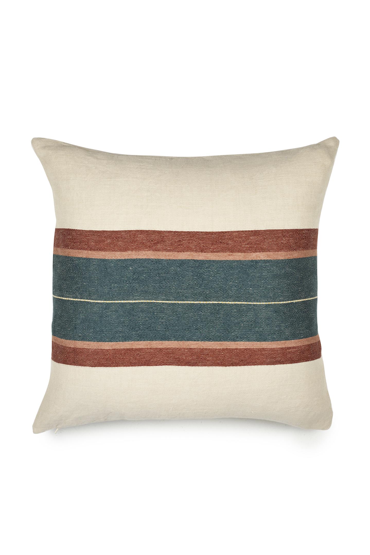 Cushion Ecru & large Stripes
