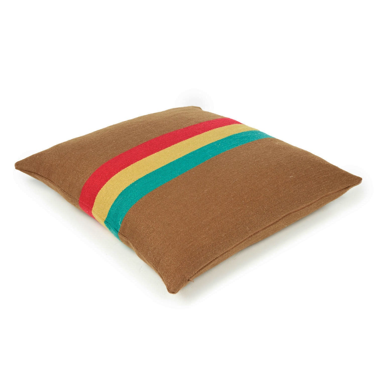 Cushion Brown & Multi Stripes