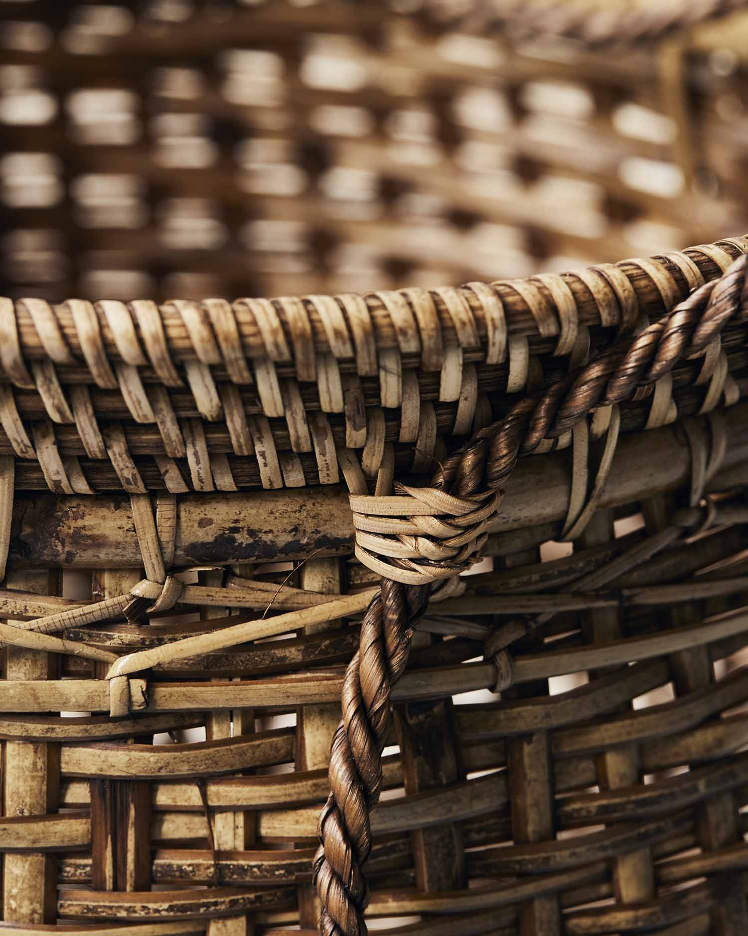Baskets Bamboo & Rattan, choose size