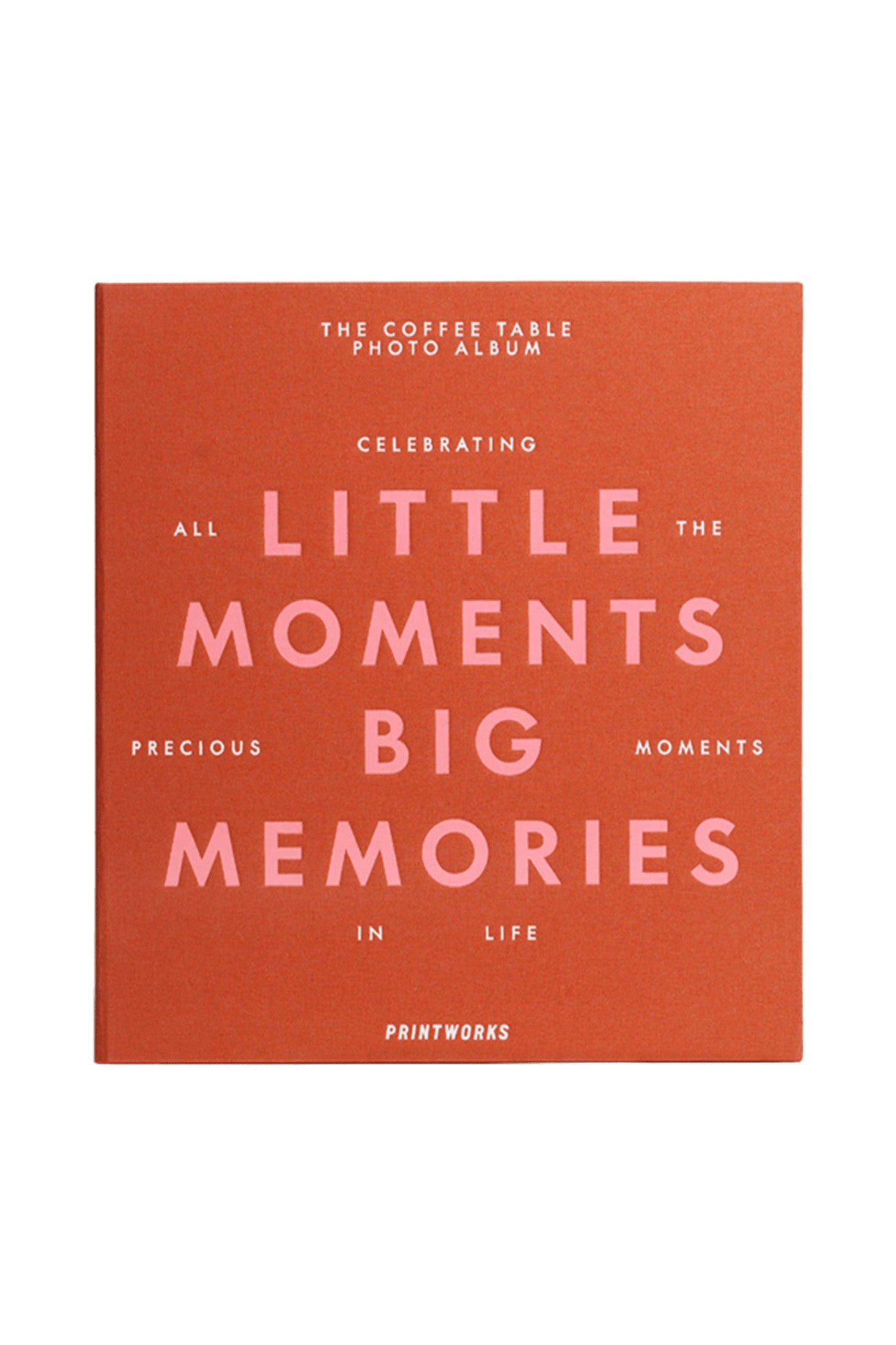 Photo Album Little Moments Big Memories | Orange