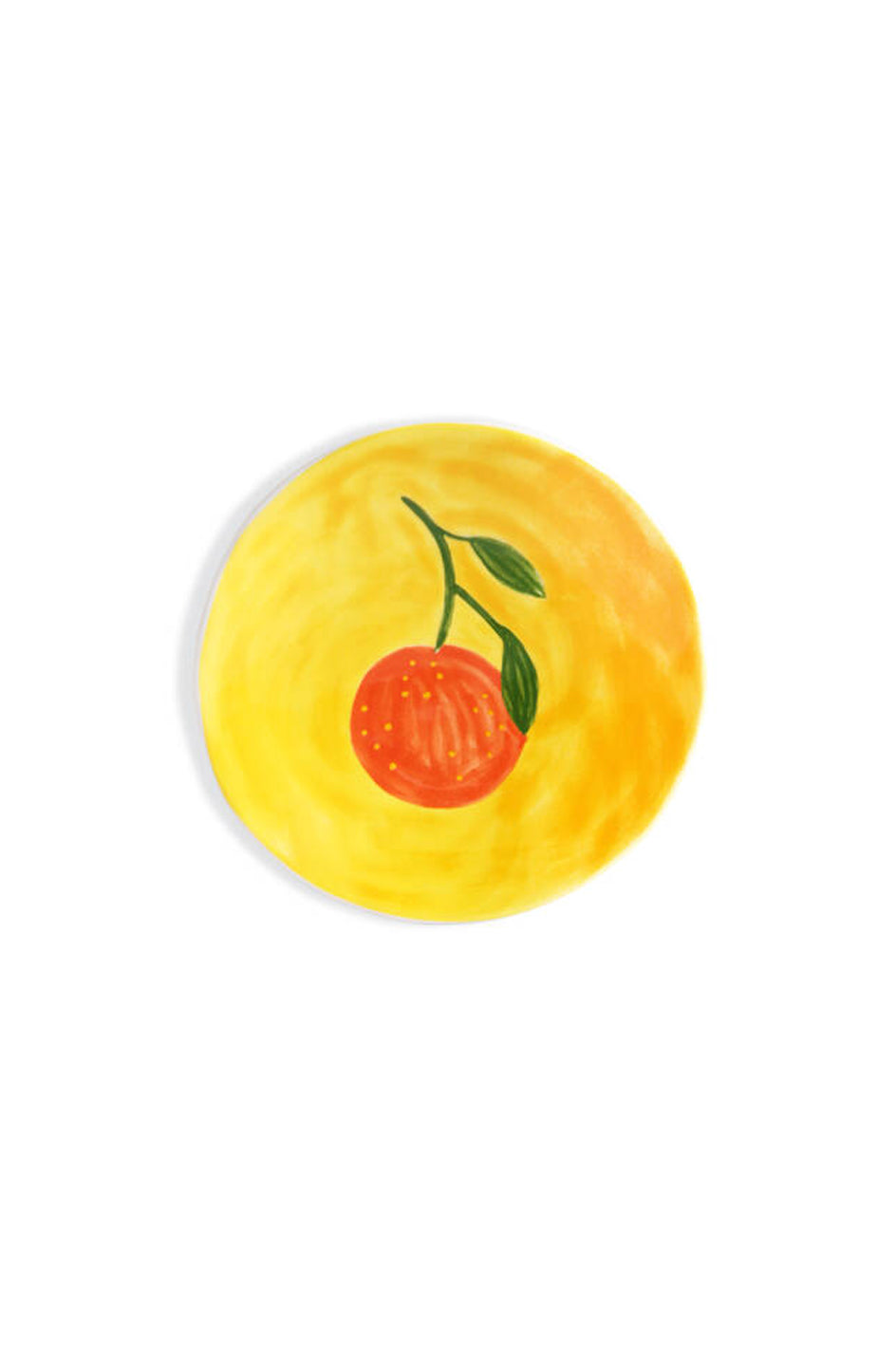 Plate orange, Orange & Yellow