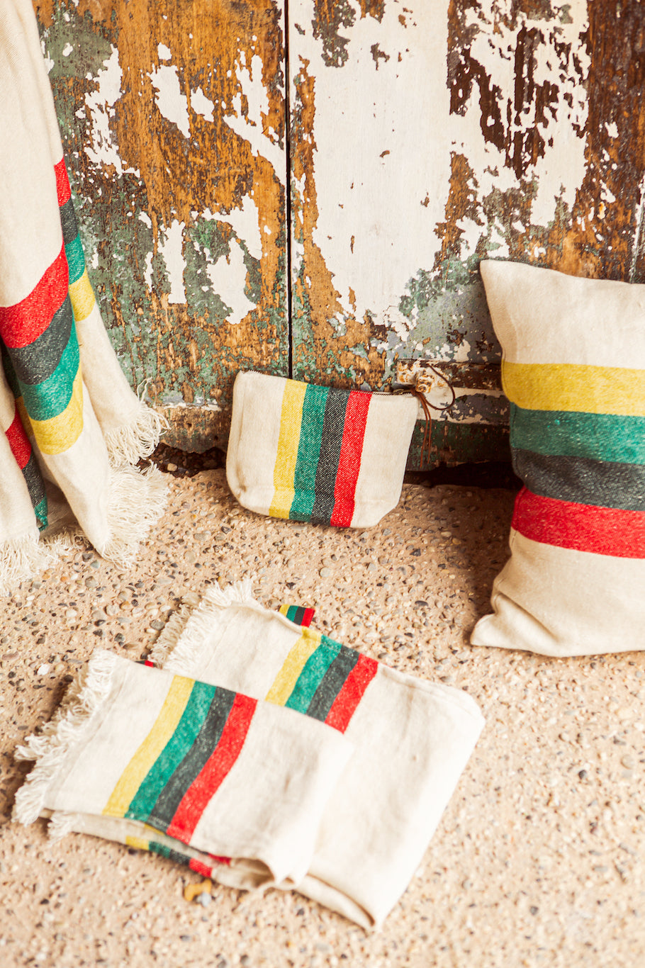 Blanket/Towel Linen | Summer stripes