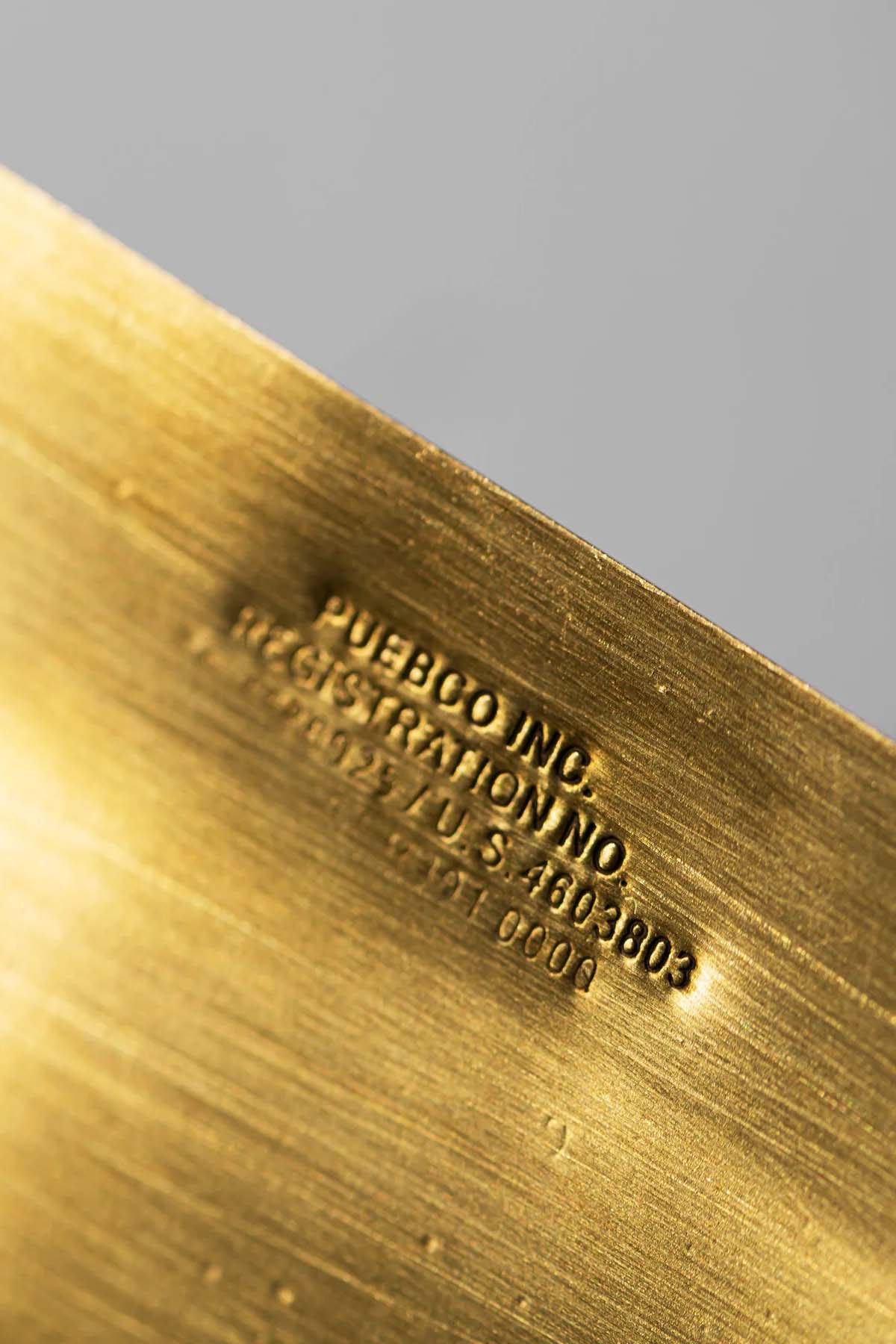 Brass book & tablet stand