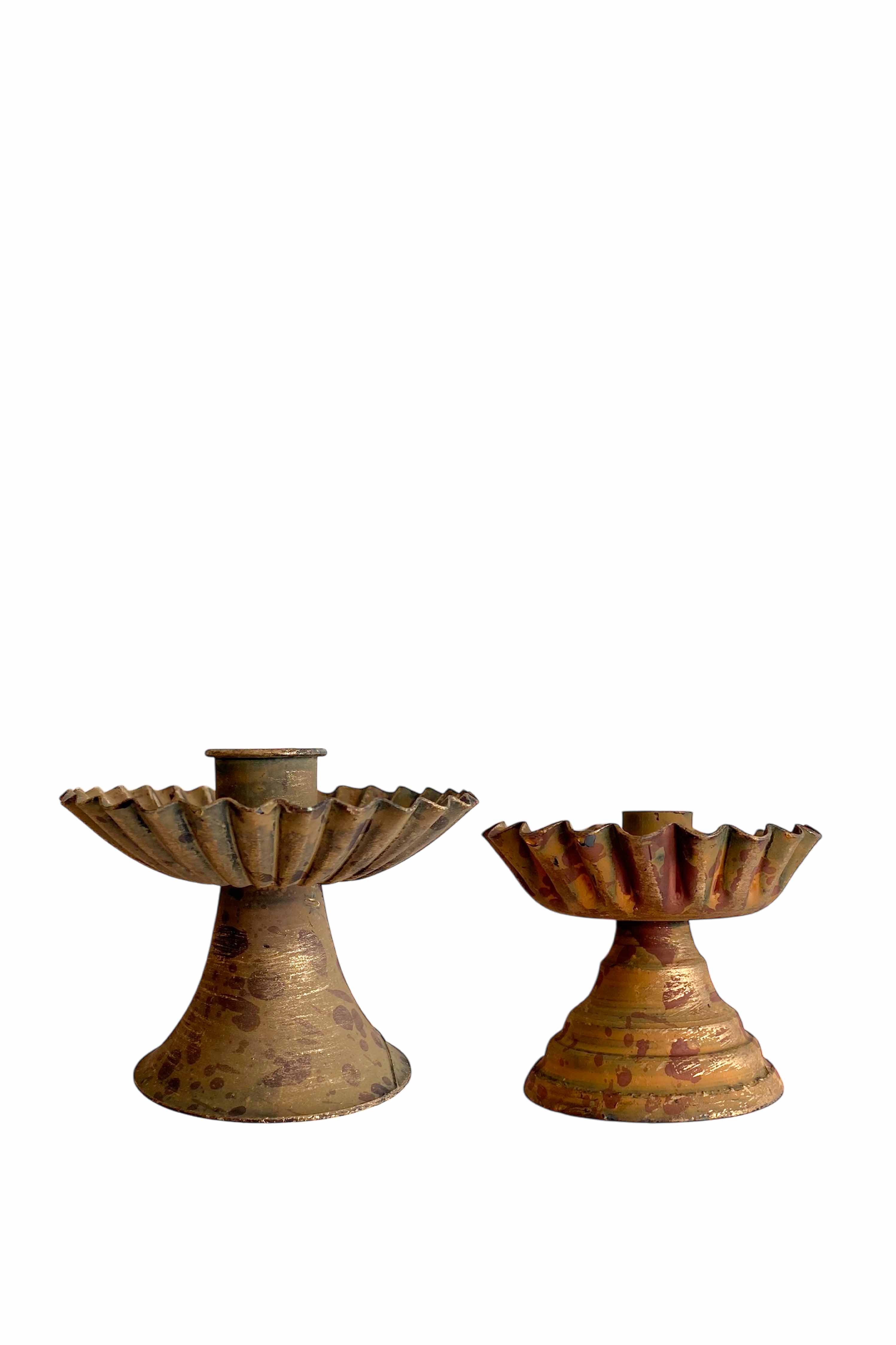 Candle holder S, Brass