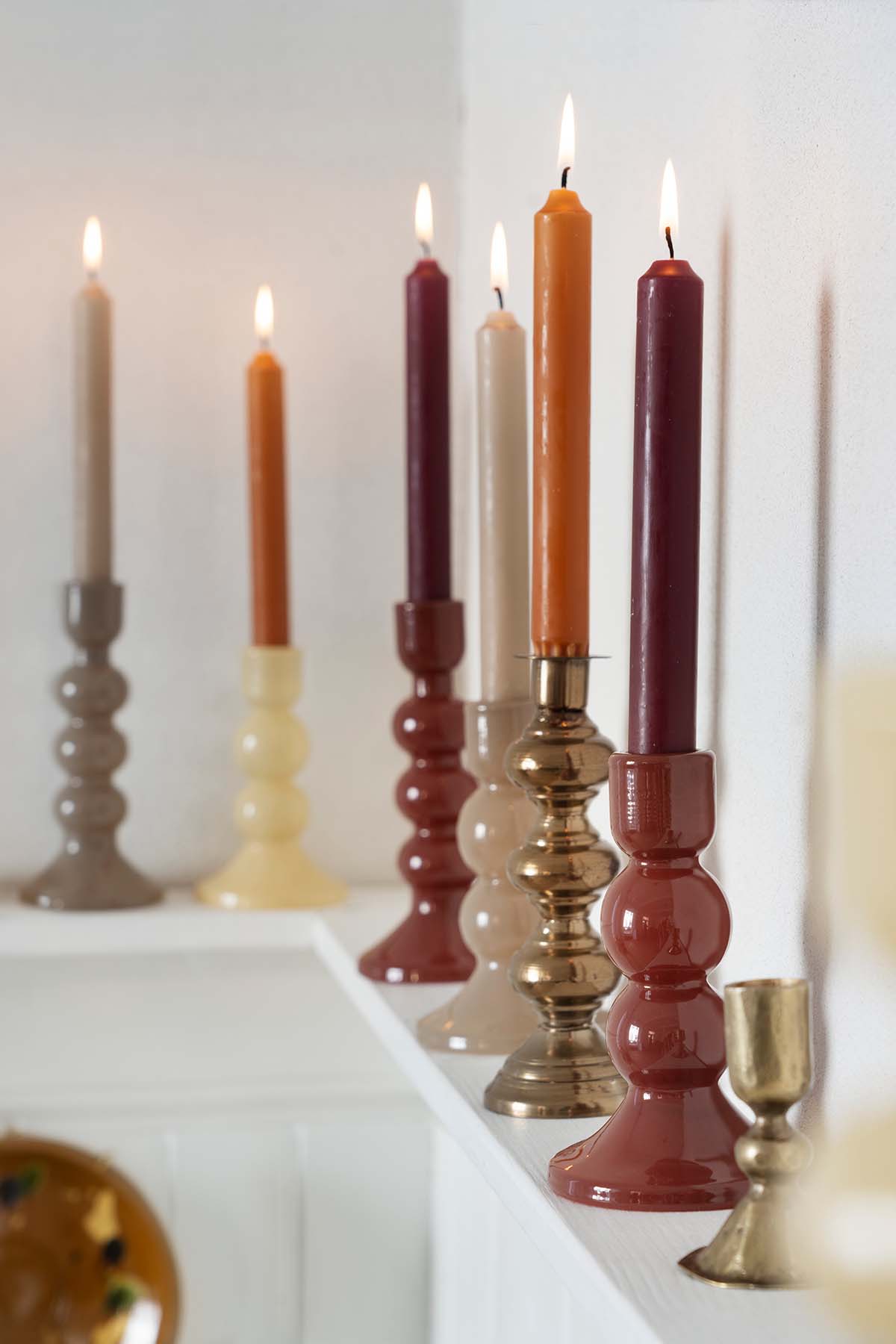 Glass Candle Holder L | Syrah
