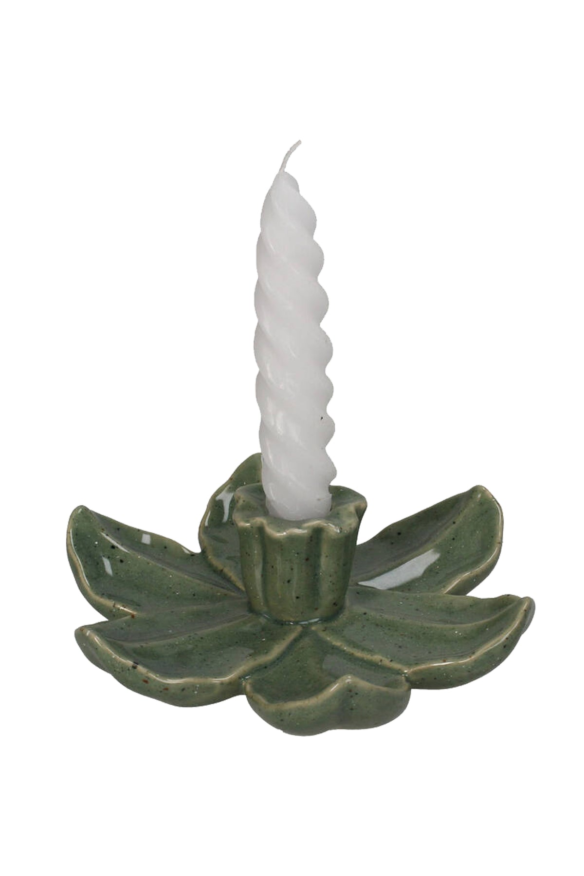 Flower Candle Holder | Green