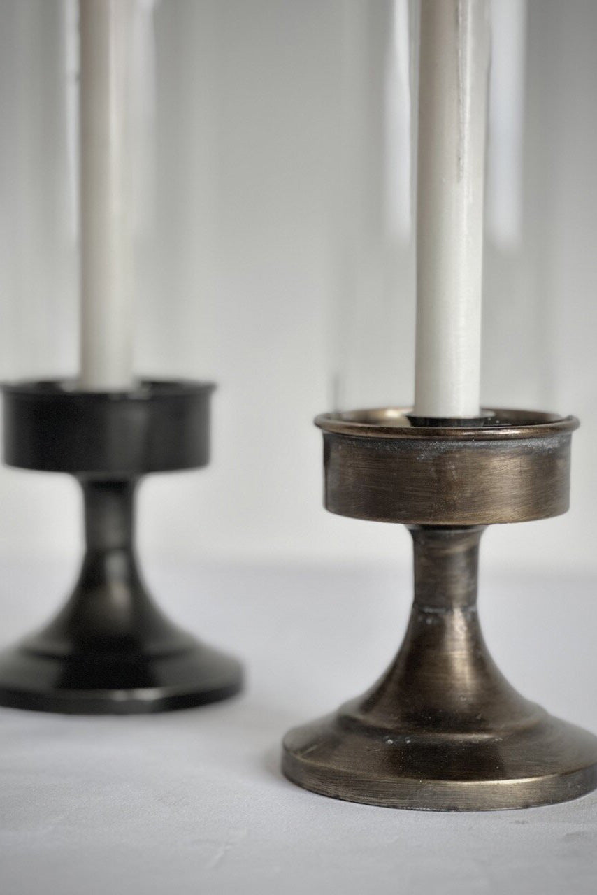 candle holder w/ cylinder glass