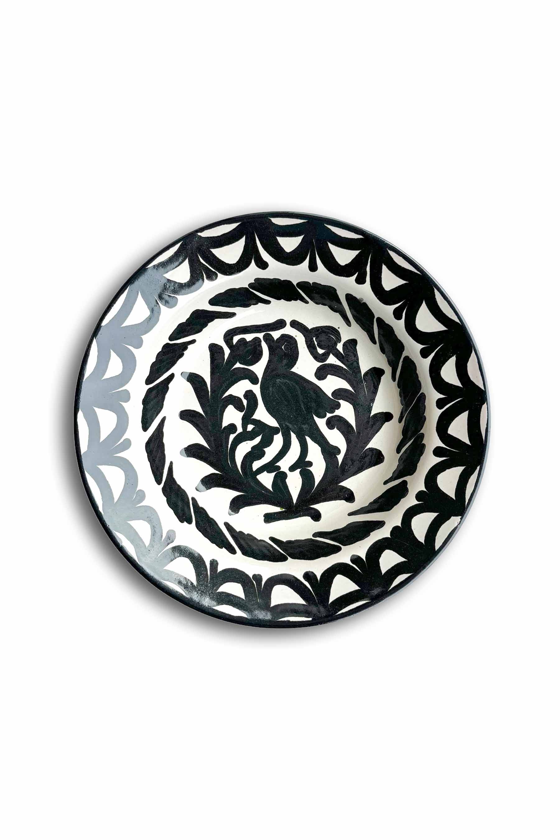 Ceramic Plates & Serving Dishes, Black Bird