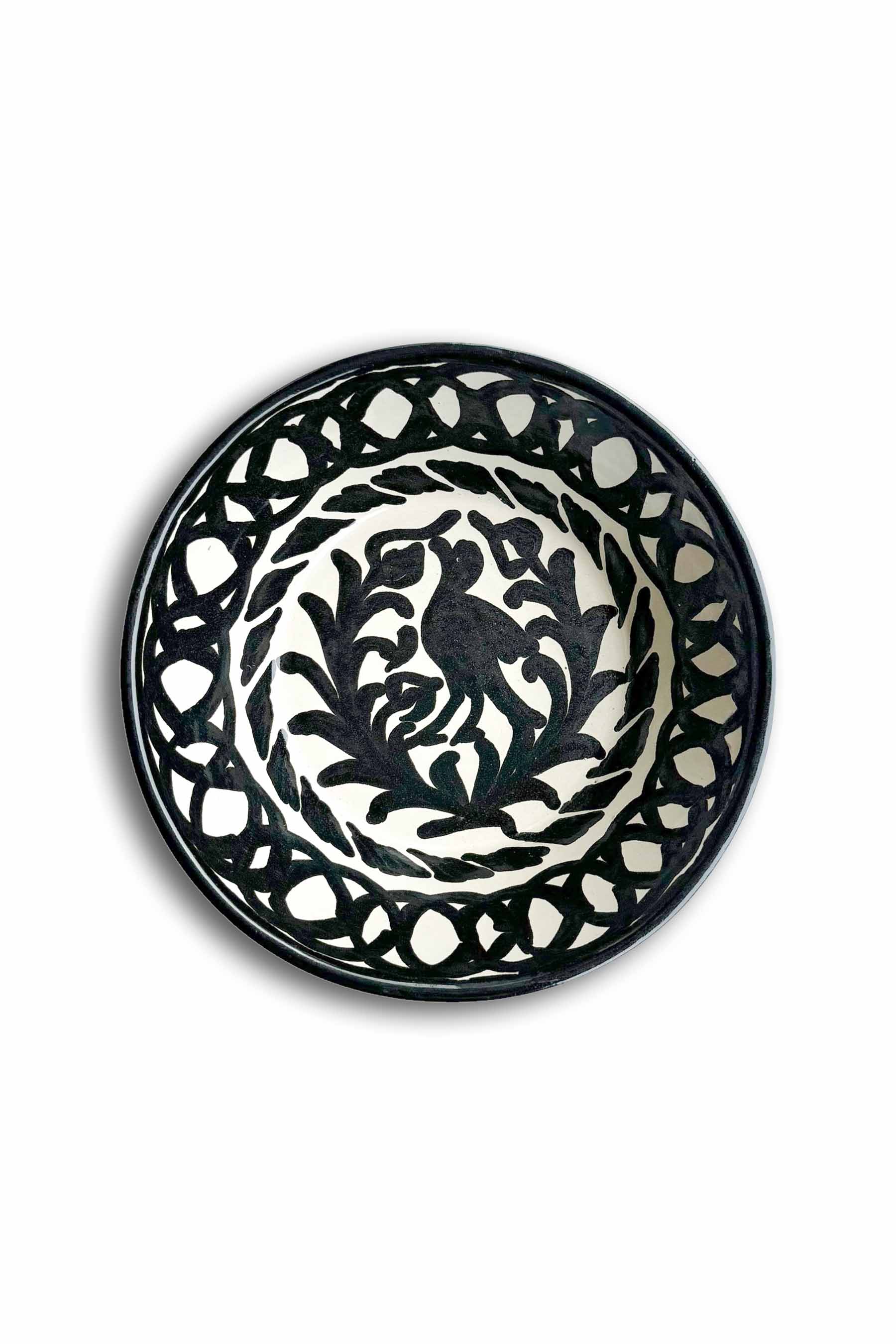Ceramic Plates & Serving Dishes, Black Bird