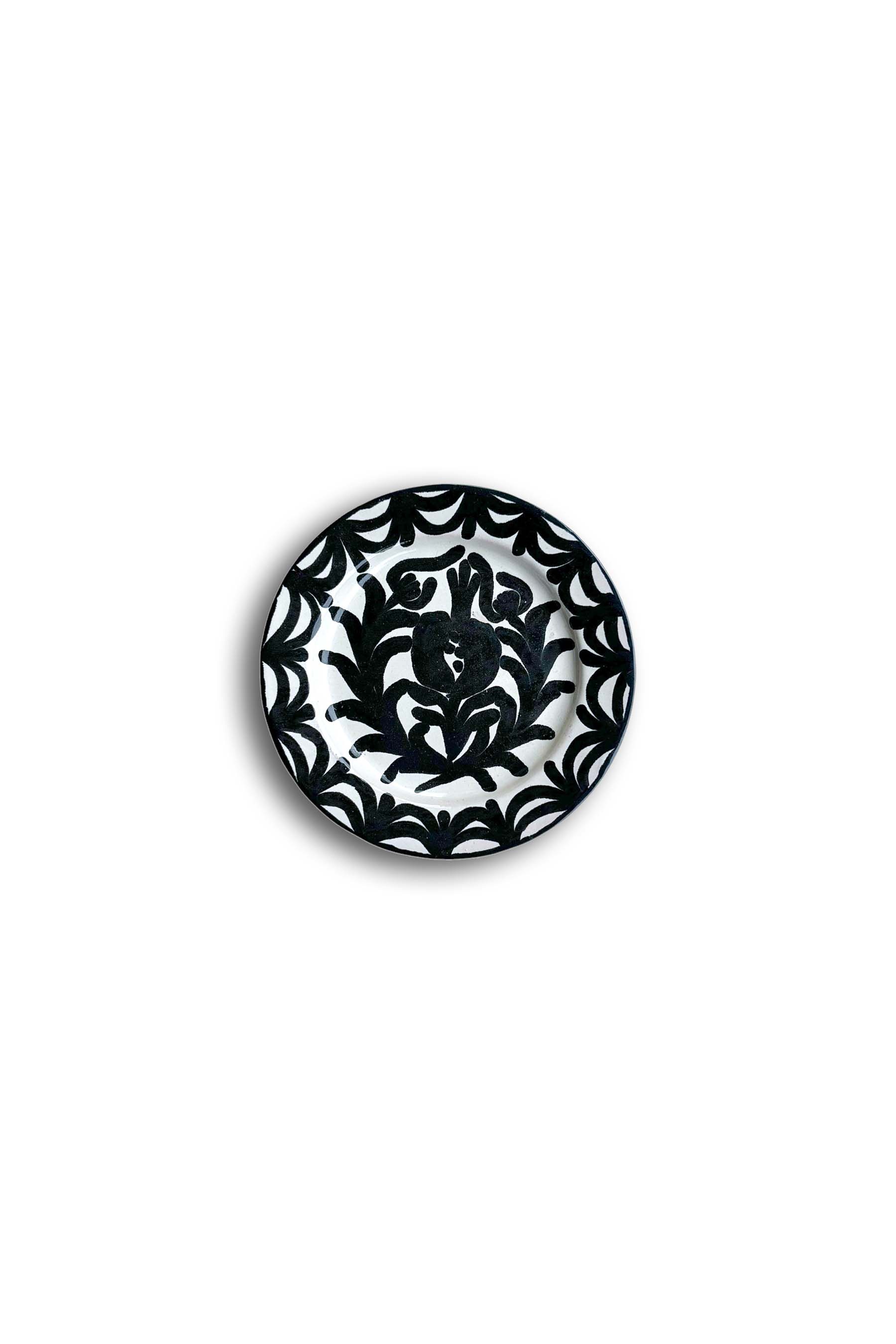 Ceramic Plates & Serving Dishes, Black Pomegranate