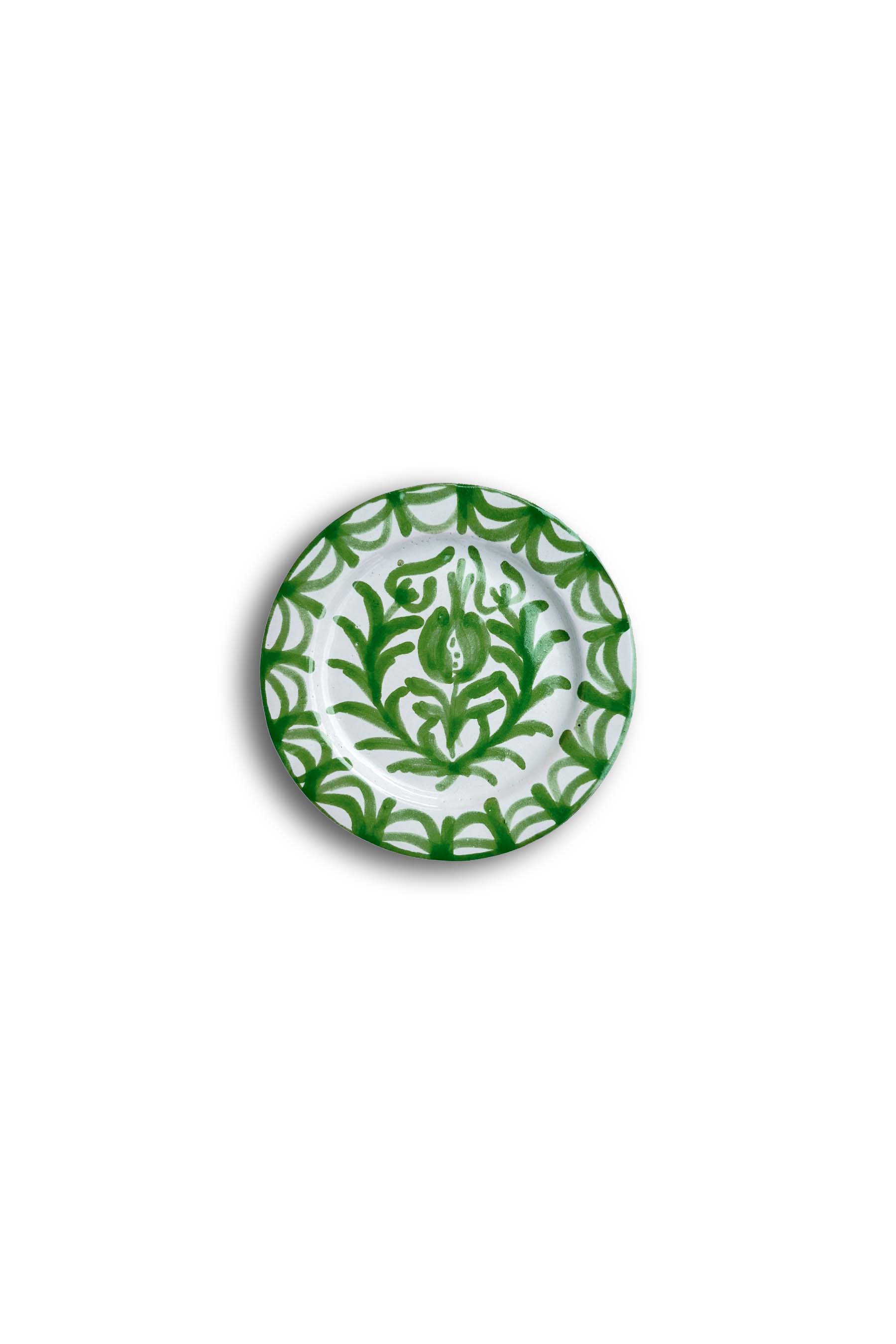 Ceramic Plates & Serving Dishes, Green Pomegranate