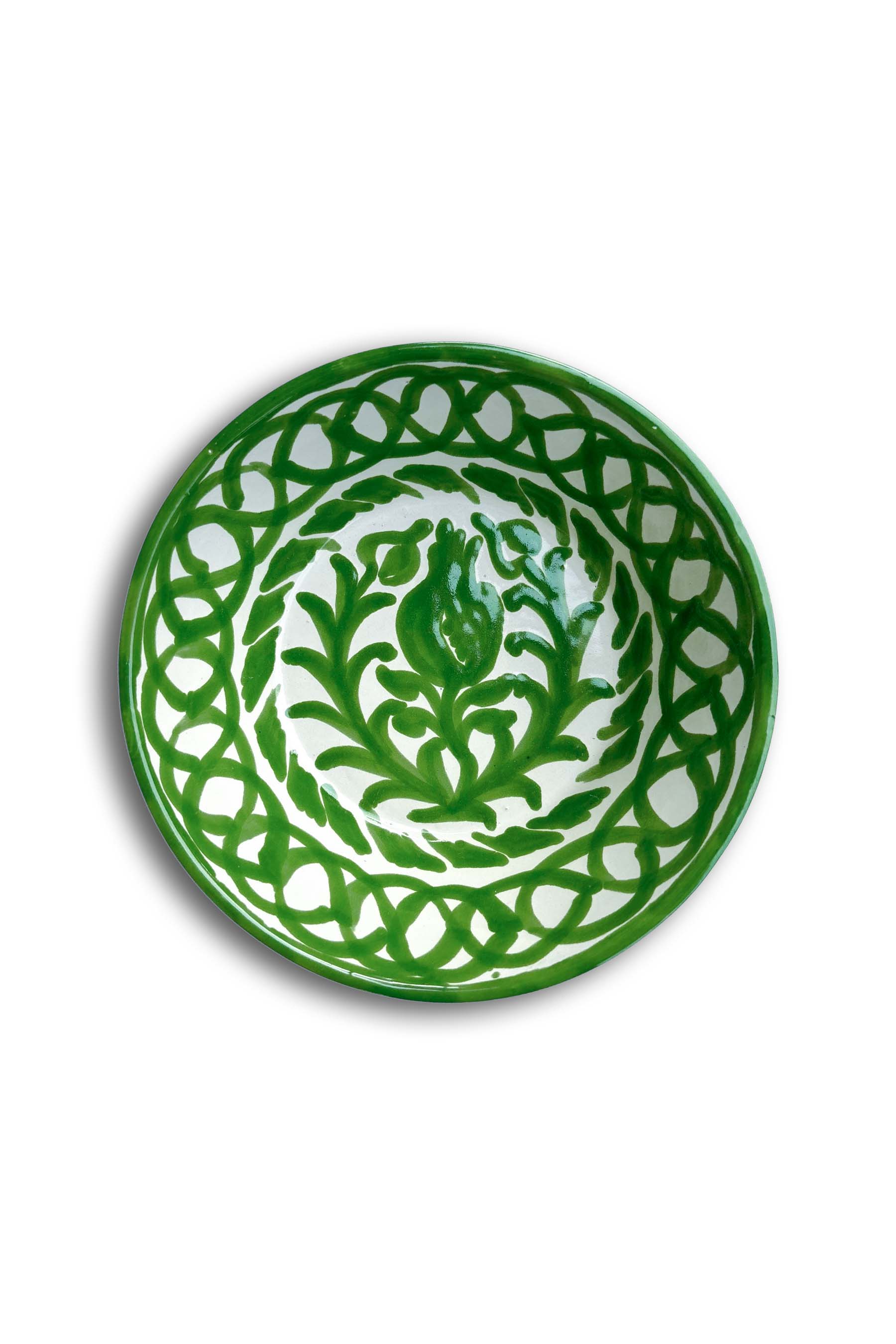 Ceramic Plates & Serving Dishes, Green Pomegranate