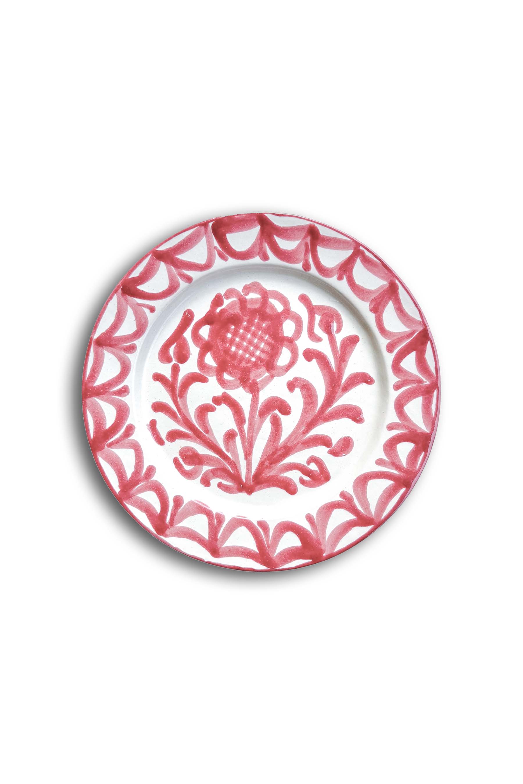 Ceramic Plates & Serving Dishes, Pink Flower