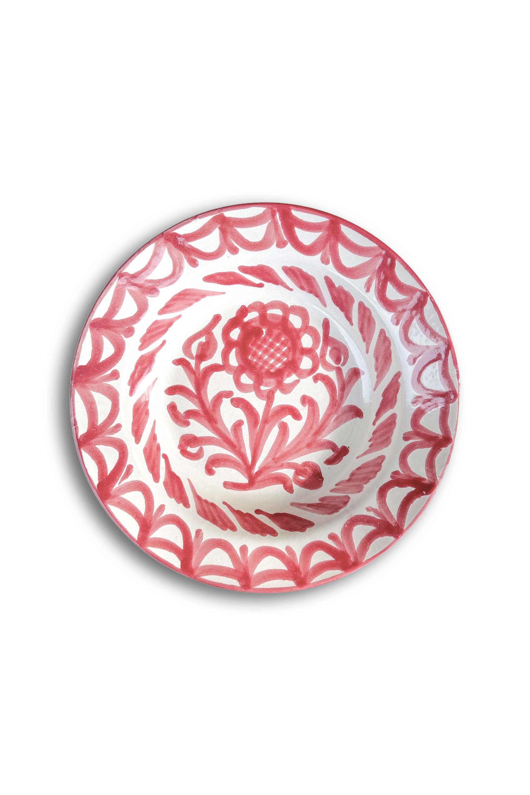 Ceramic Plates & Serving Dishes, Pink Flower