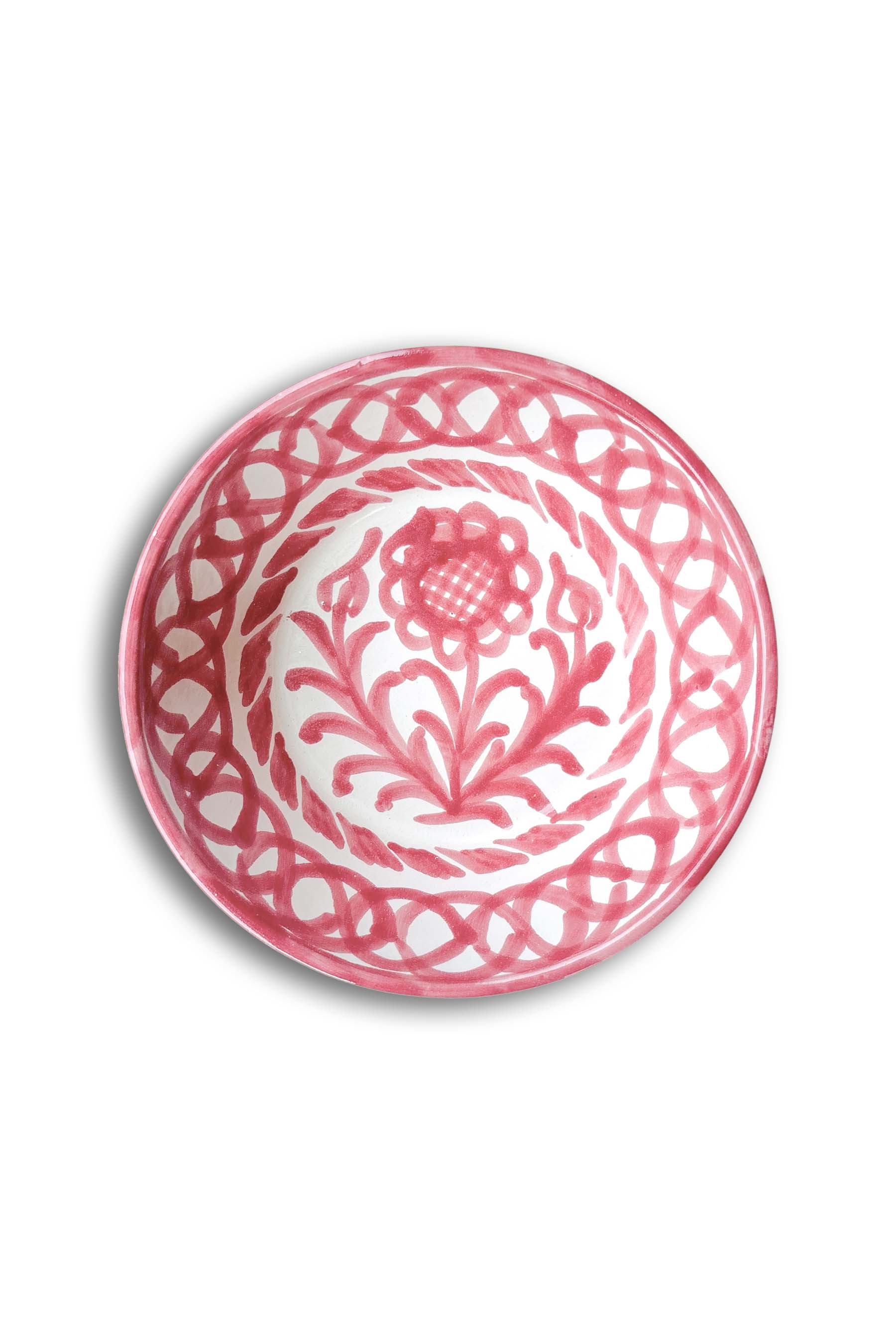 Ceramic Plates & Serving Dishes, Pink Flower