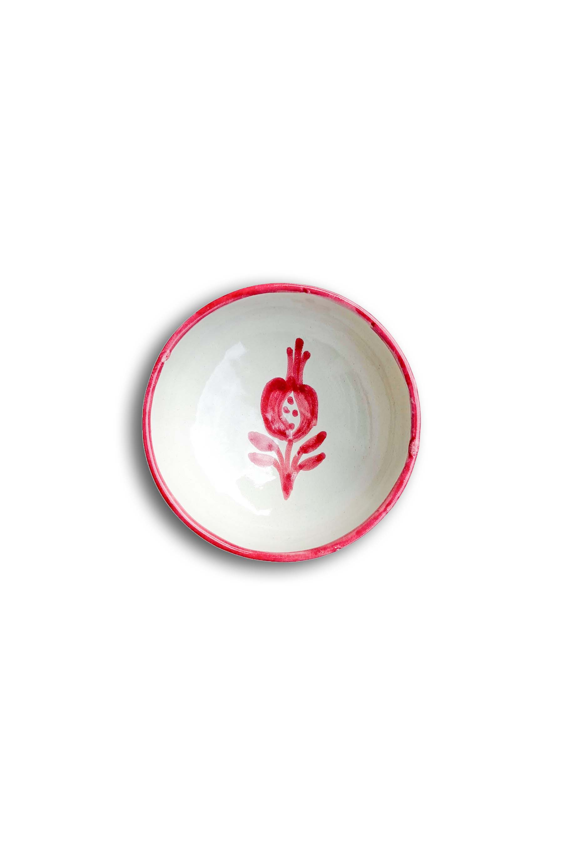 Ceramic Plates & Serving Dishes, Pink Pomegranate Simple