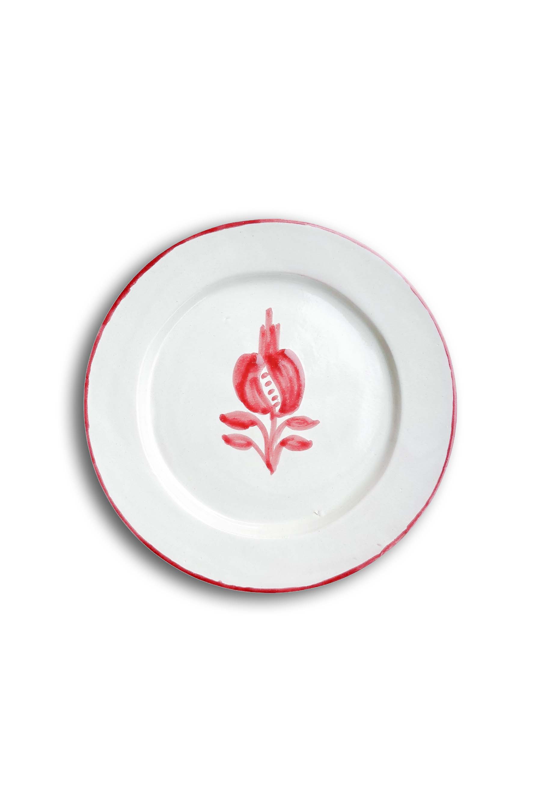 Ceramic Plates & Serving Dishes, Pink Pomegranate Simple