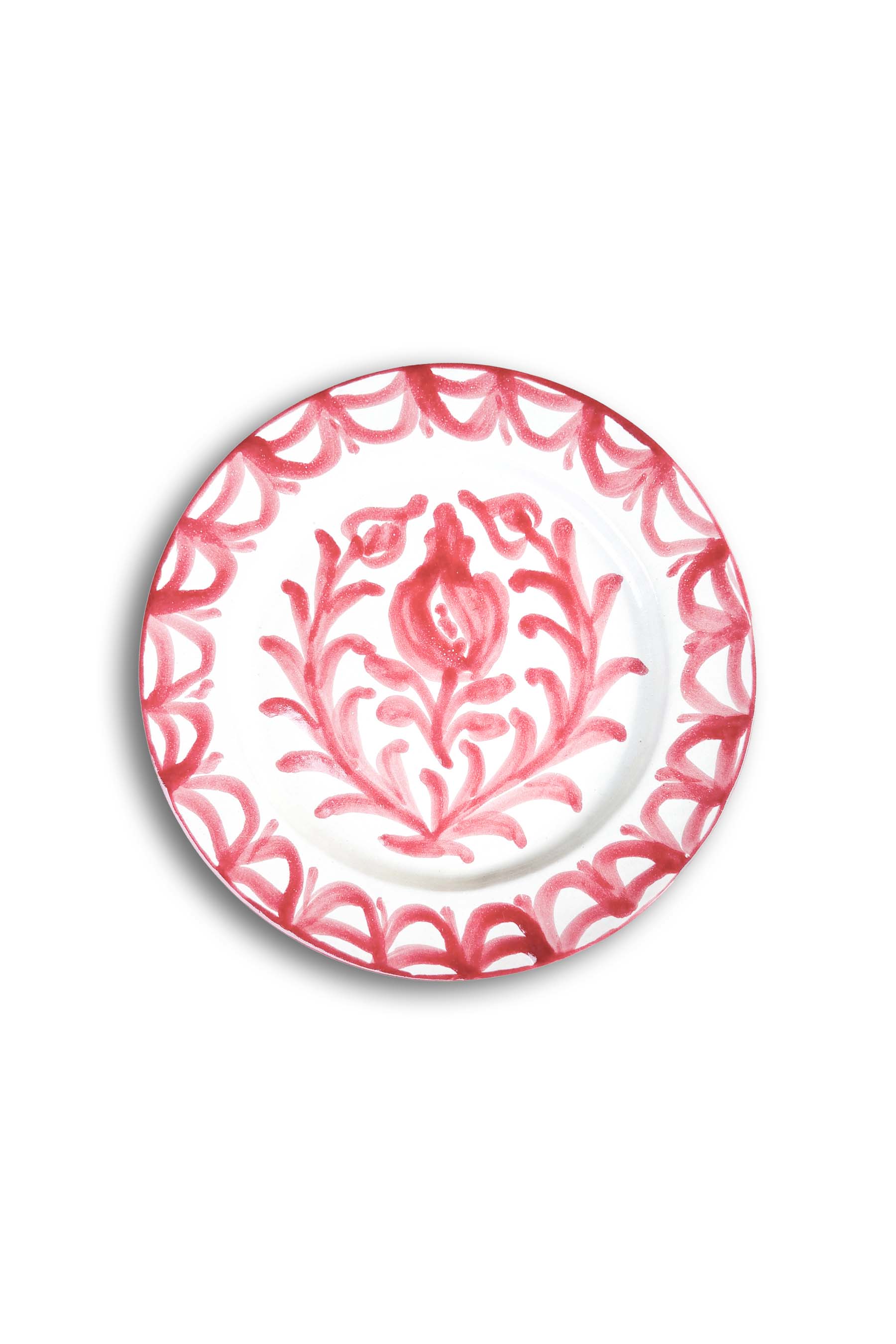 Ceramic Plates & Serving Dishes, Pink Pomegranate