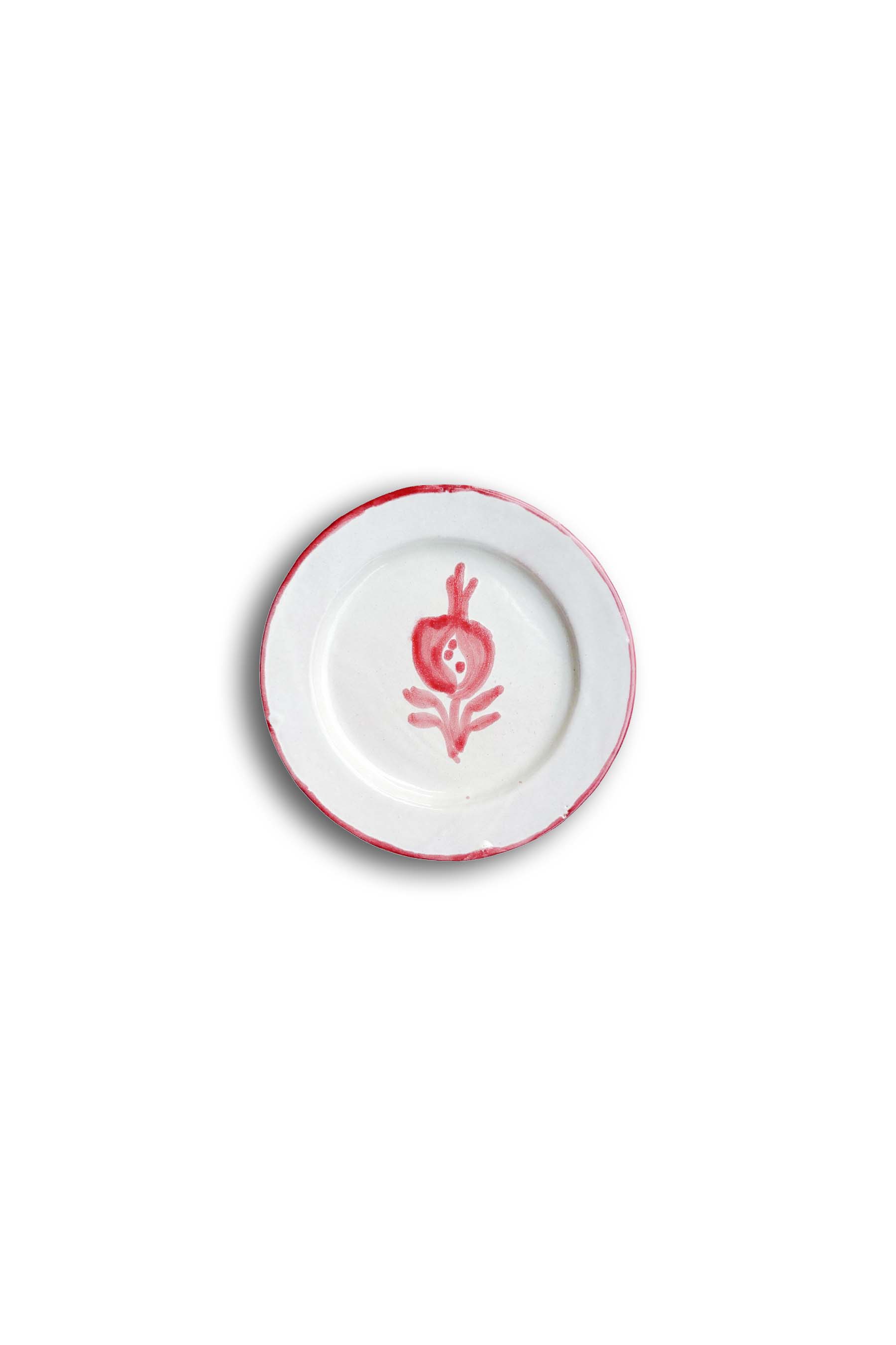 Ceramic Plates & Serving Dishes, Pink Pomegranate Simple