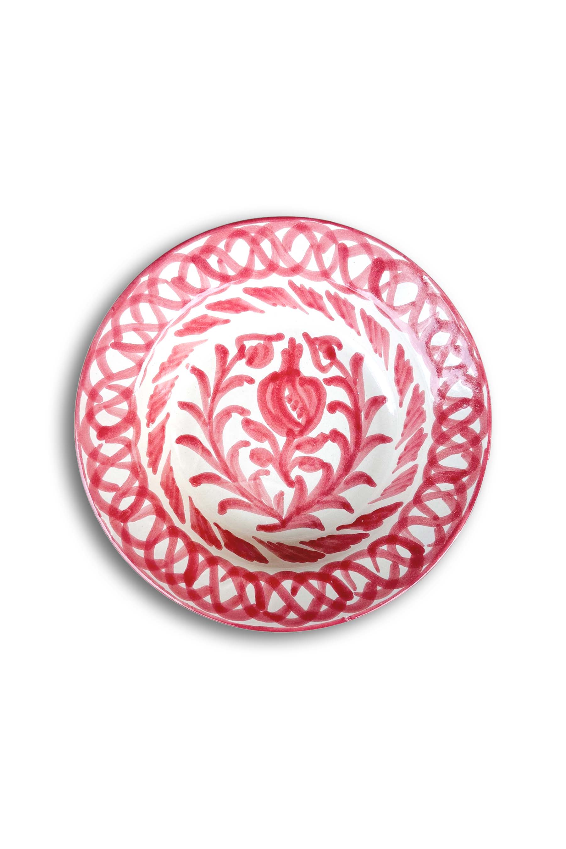 Ceramic Plates & Serving Dishes, Pink Pomegranate