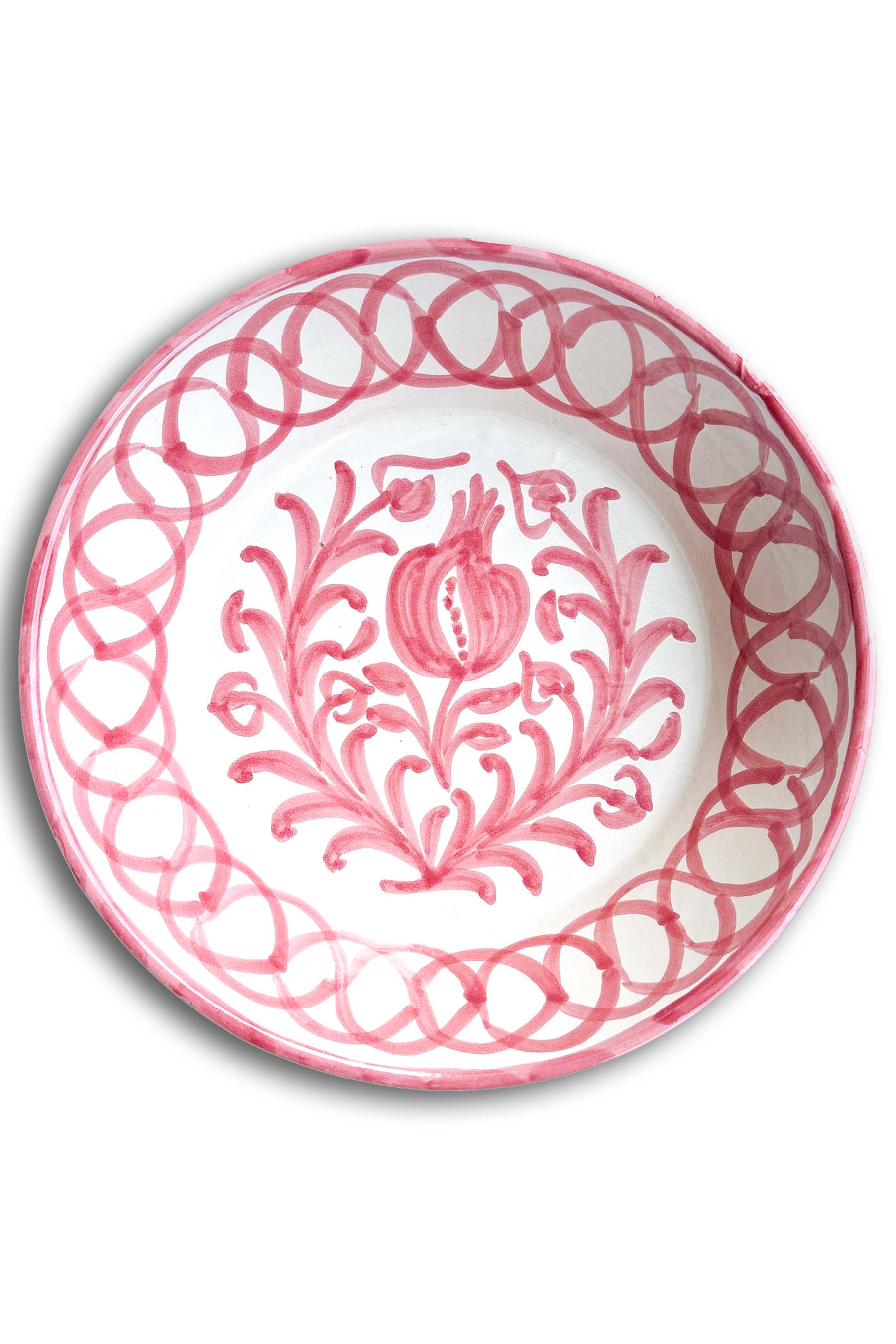 Ceramic Plates & Serving Dishes, Pink Pomegranate