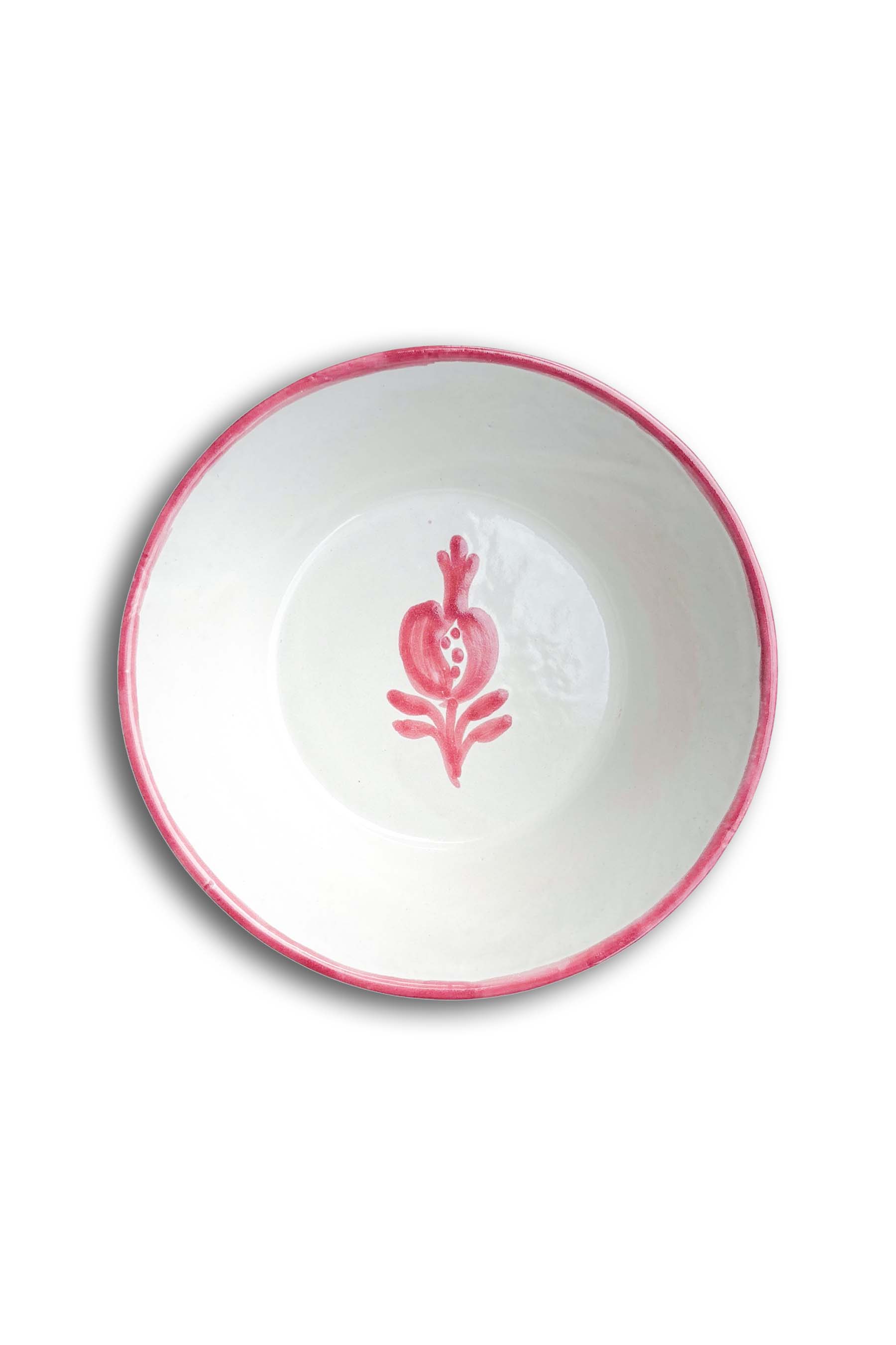 Ceramic Plates & Serving Dishes, Pink Pomegranate Simple