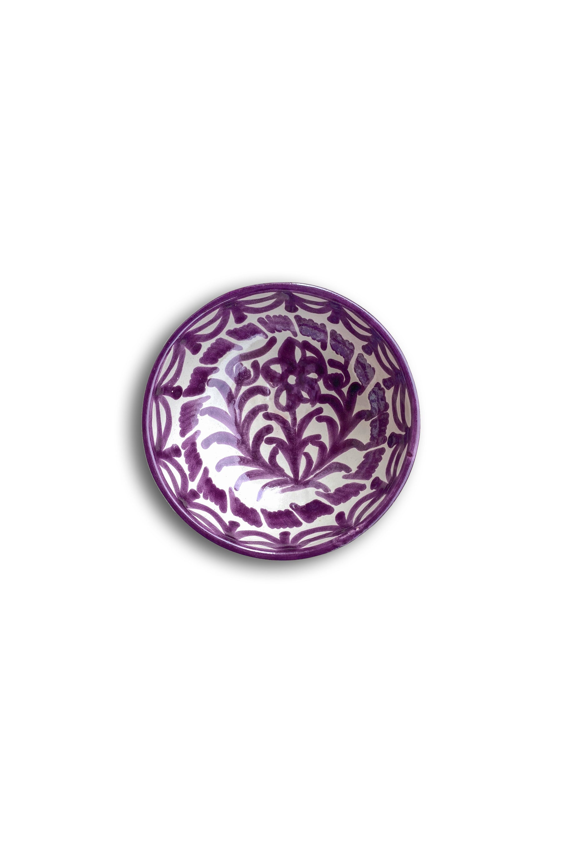 Ceramic Plates & Serving Dishes, Purple Flower
