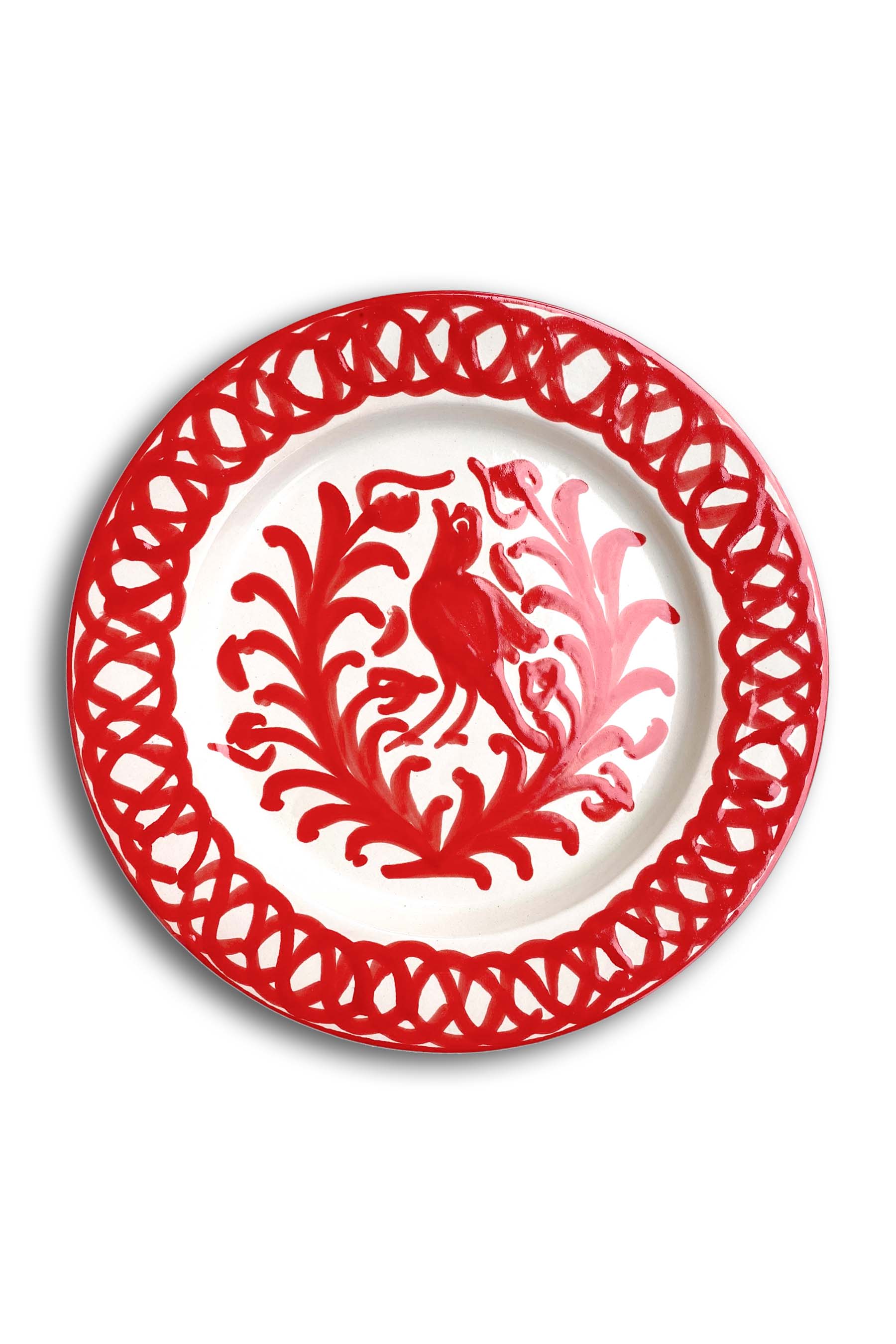 Ceramic Plates & Serving Dishes, Red Bird