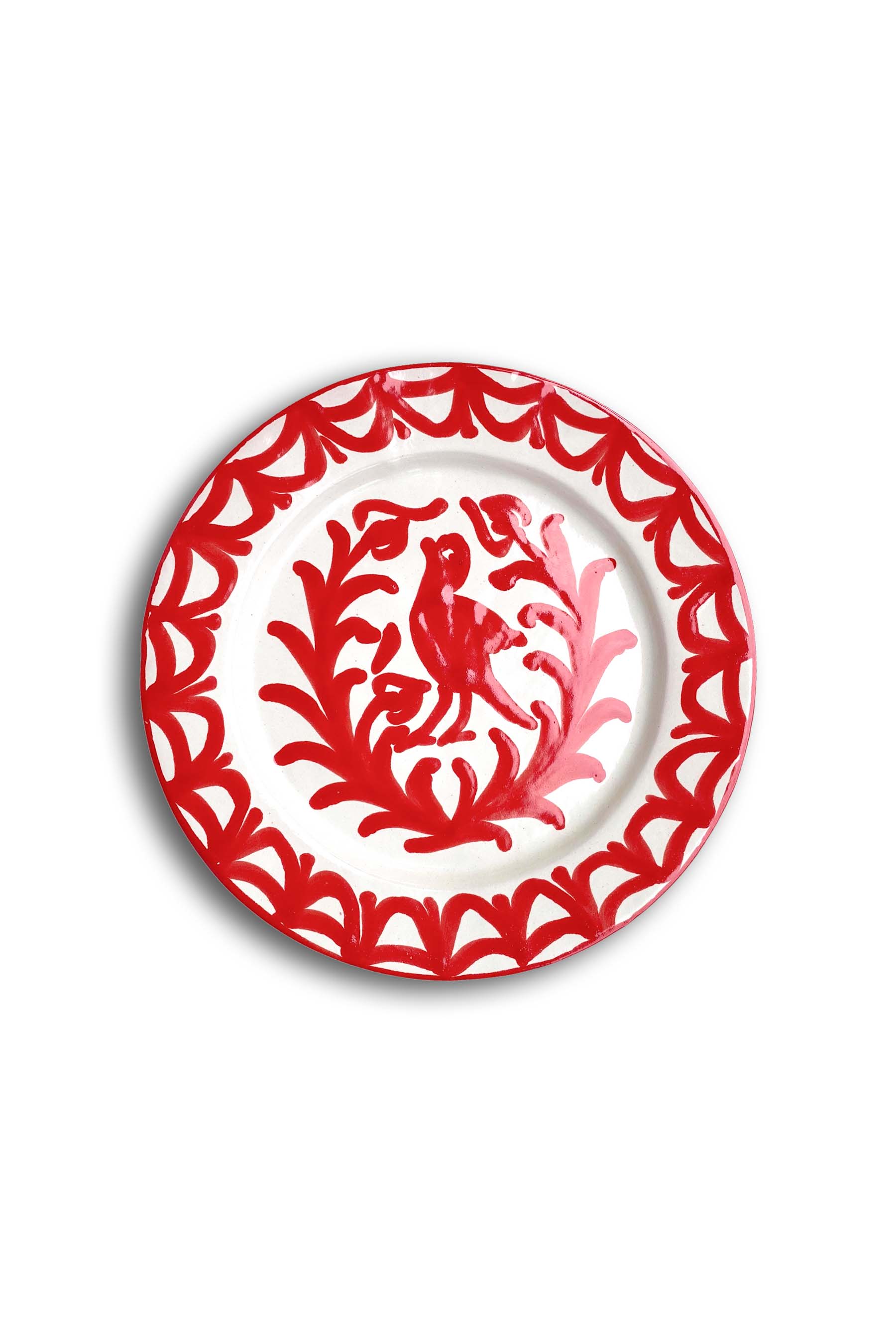 Ceramic Plates & Serving Dishes, Red Bird