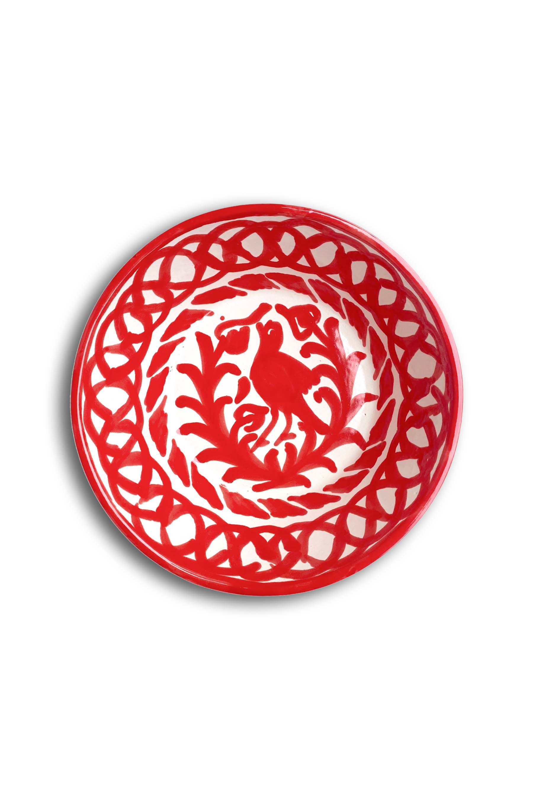 Ceramic Plates & Serving Dishes, Red Bird