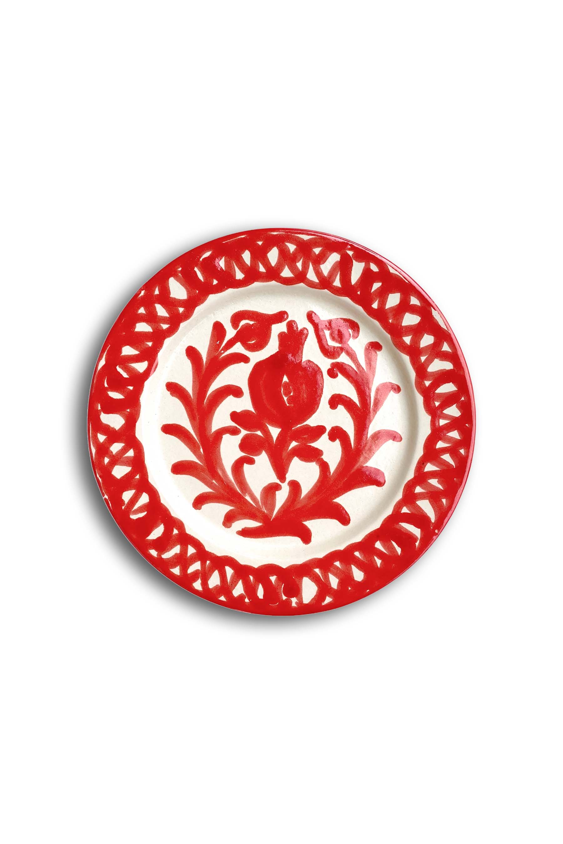 Ceramic Plates & Serving Dishes, Red Pomegranate