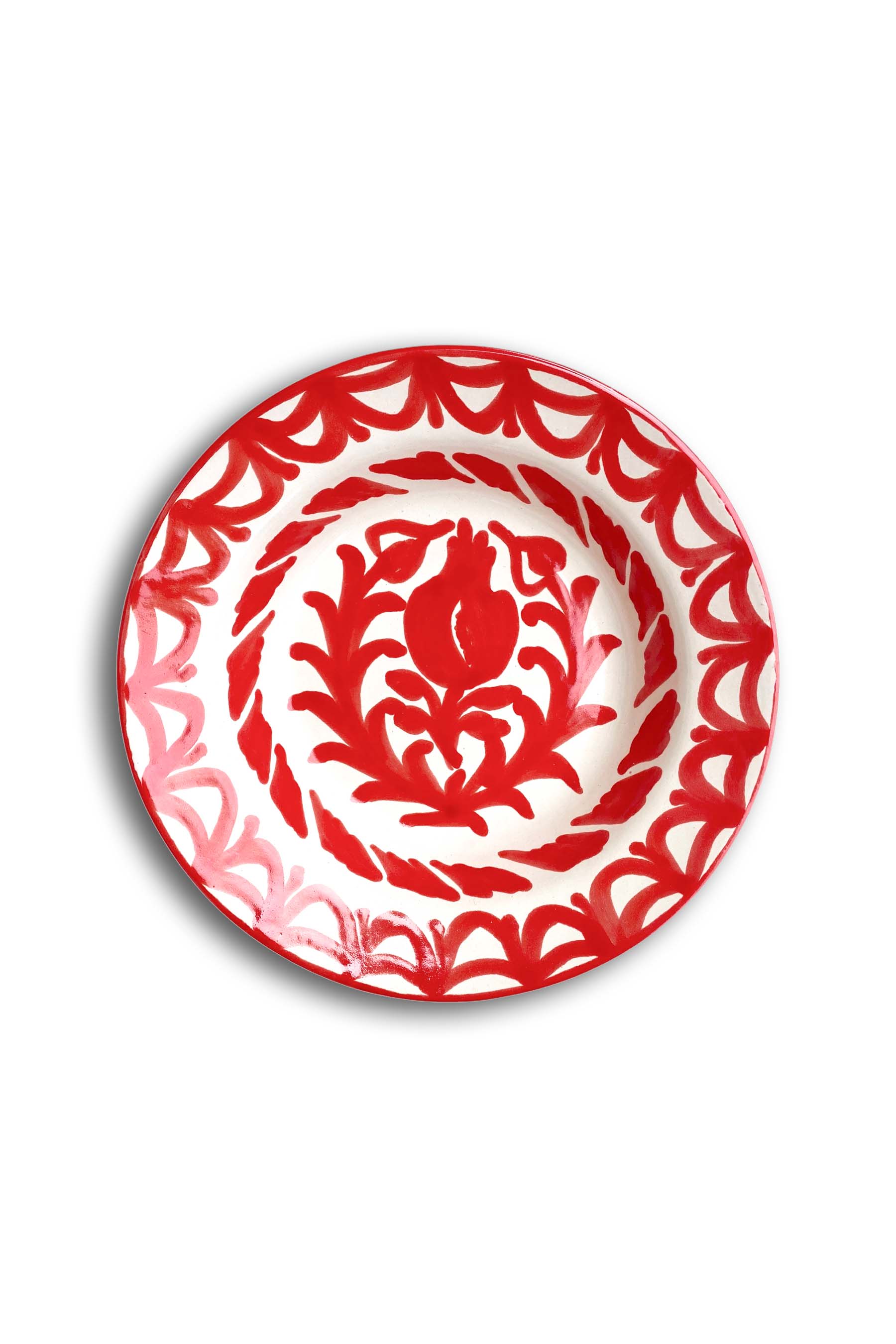 Ceramic Plates & Serving Dishes, Red Pomegranate