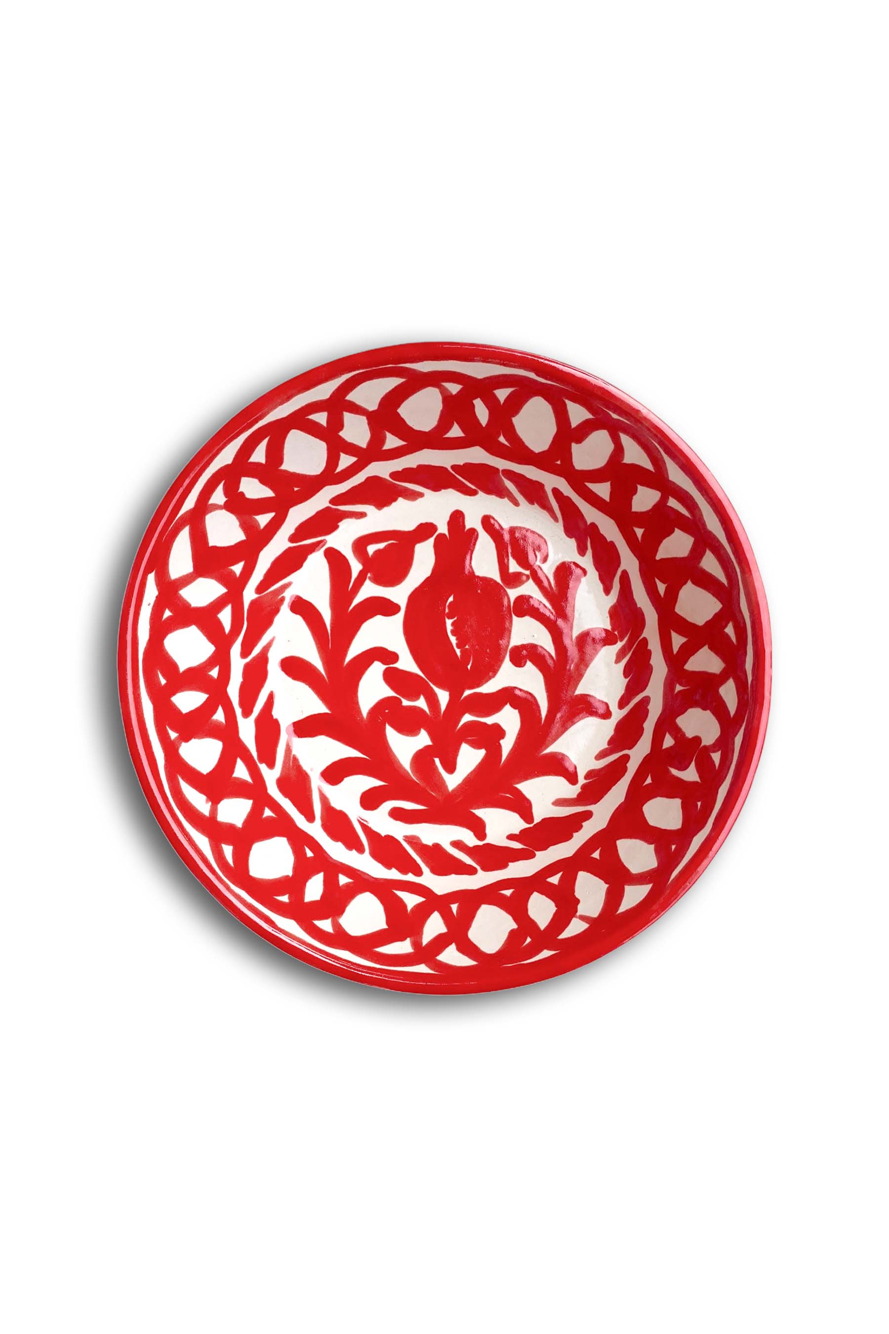 Ceramic Plates & Serving Dishes, Red Pomegranate