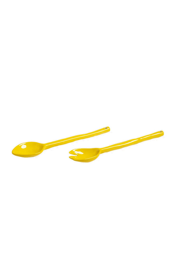Salad server | Yellow
