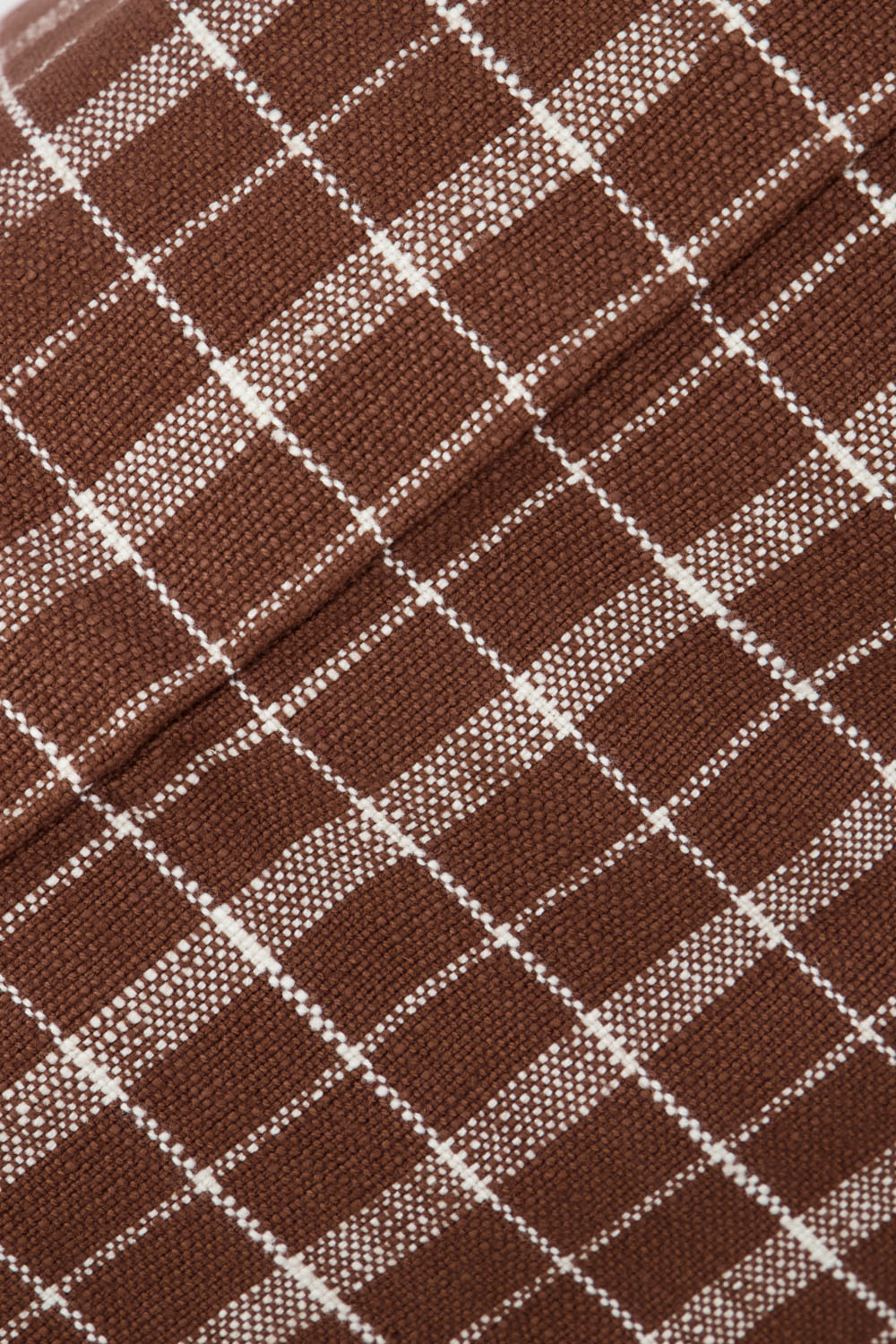 Cushion | Brown Checkered