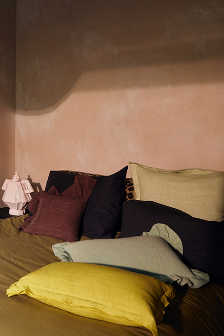 Linen Cushion | Lemongrass