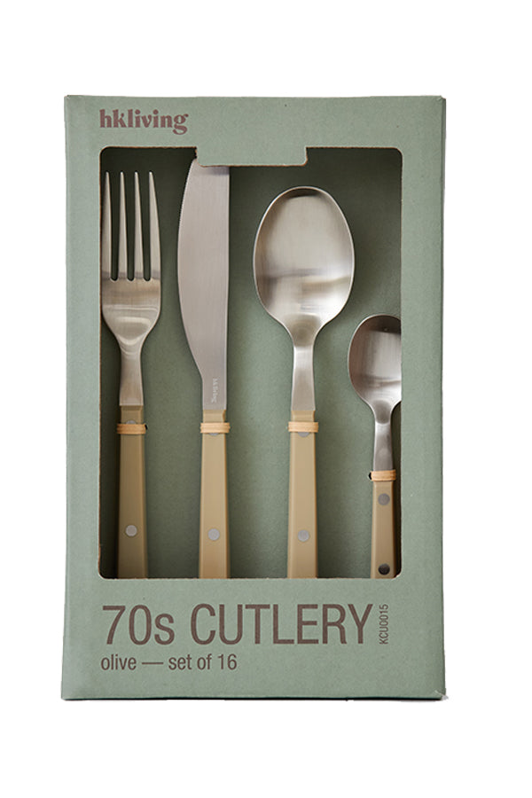 Cutlery | Olive | Set of 16