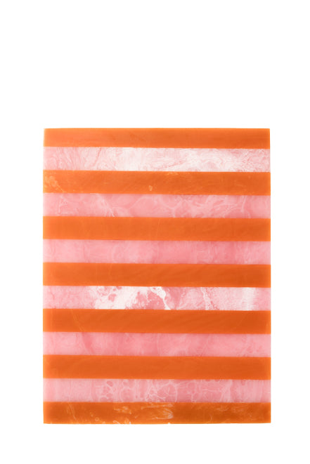 Cheese board, Pink Stripes, 26x20cm