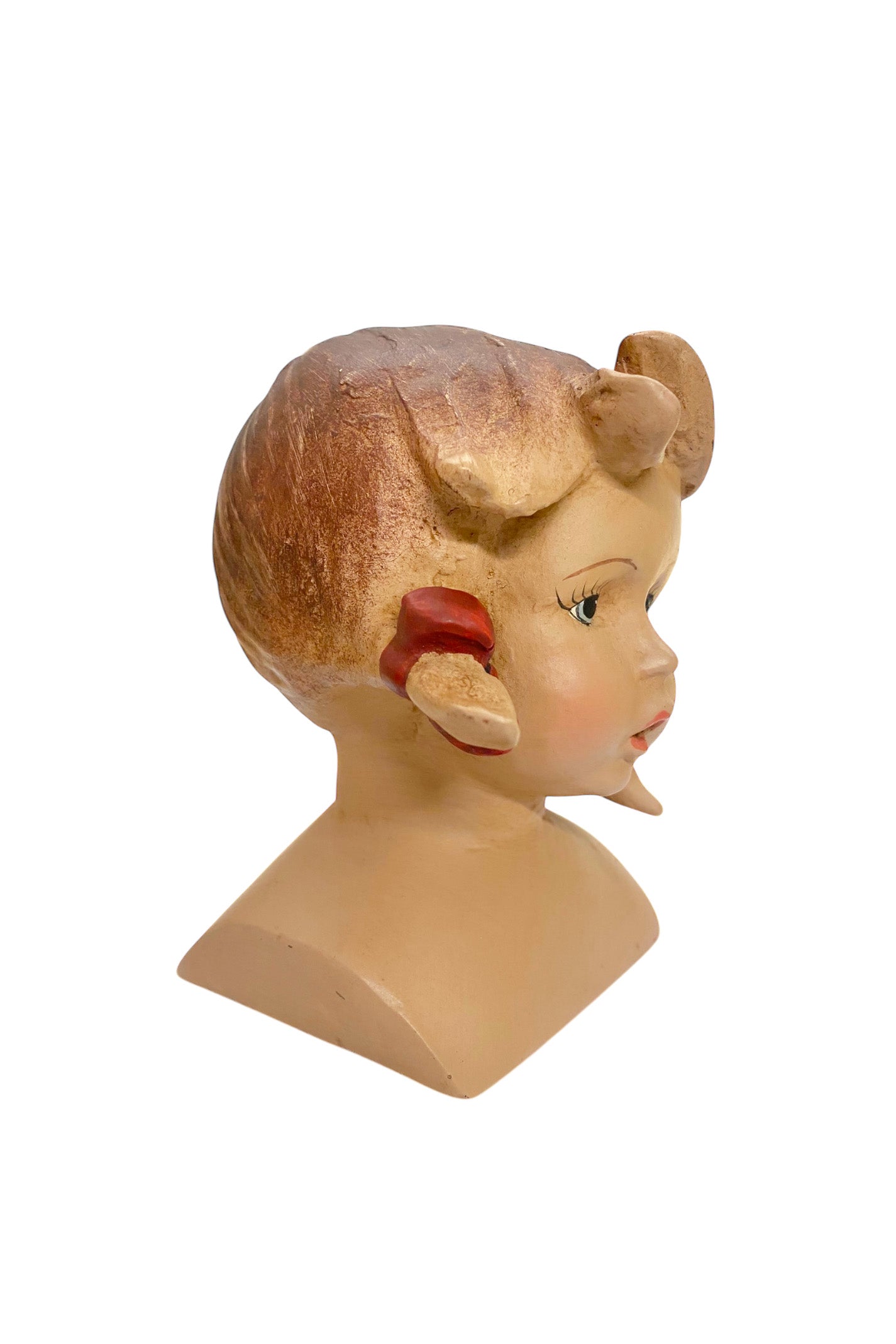 Doll Head with pigtails
