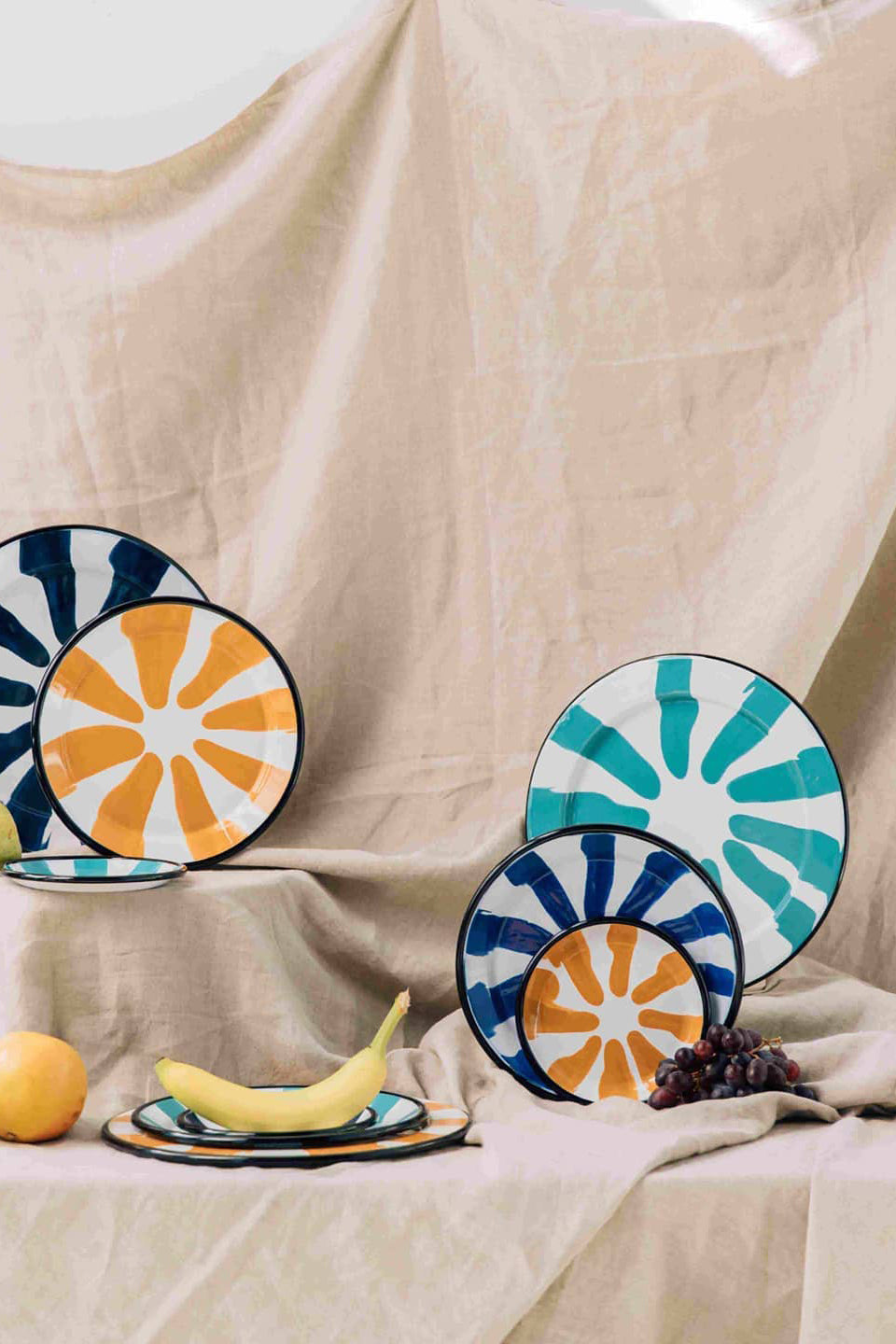 Enamel underplate, yellow