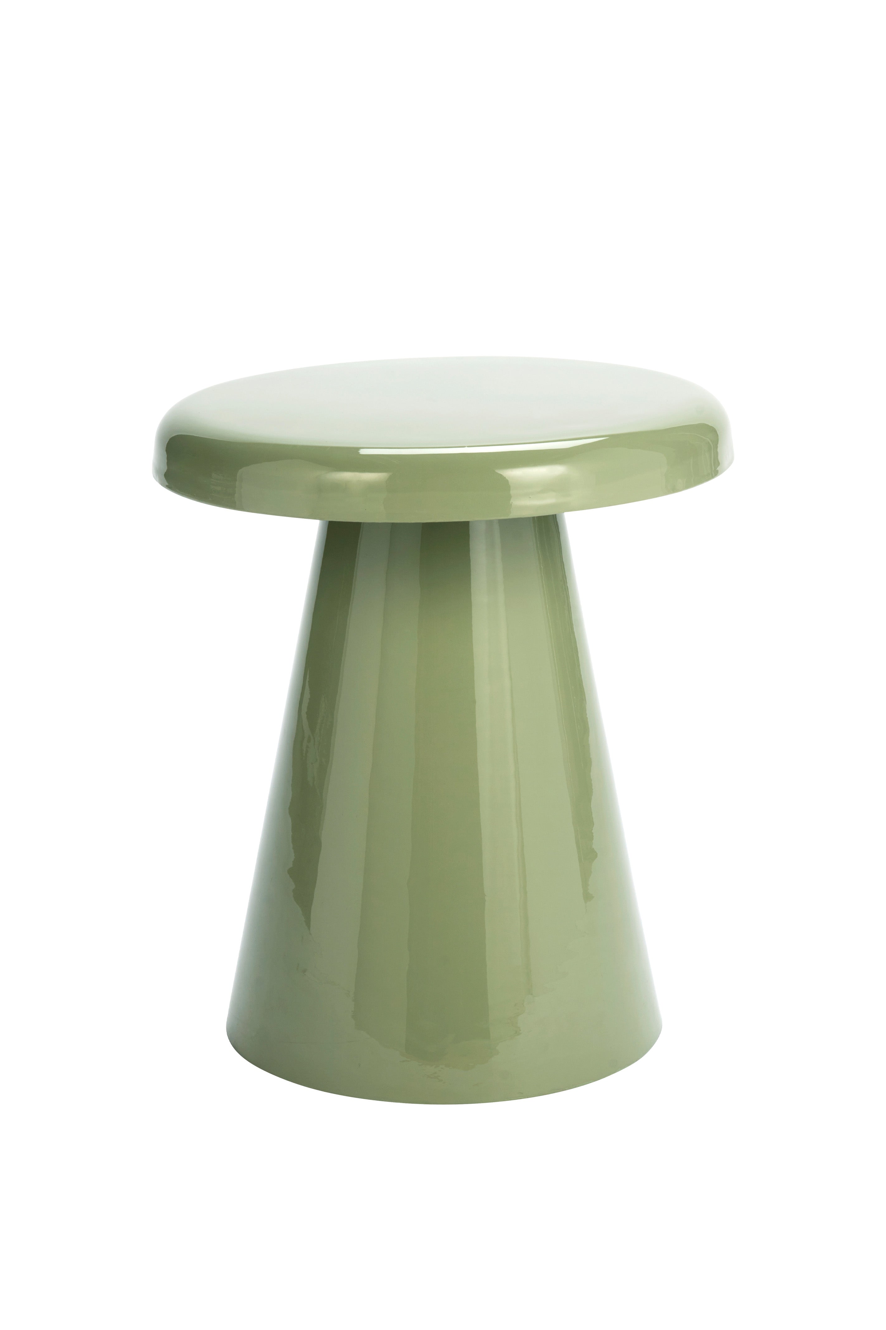 Enamel Side Table | Light Green