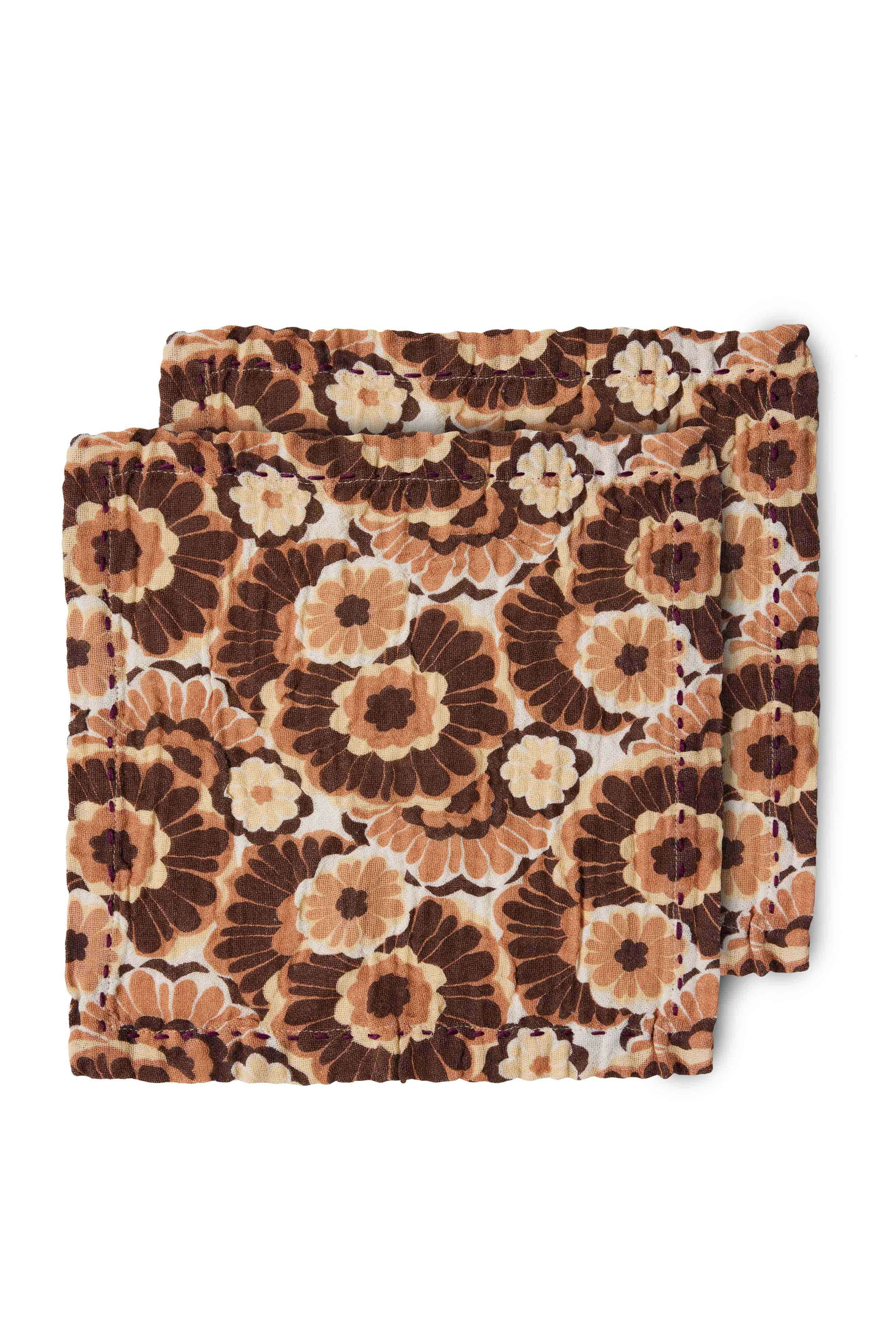 Napkins floral vintage, set of 2