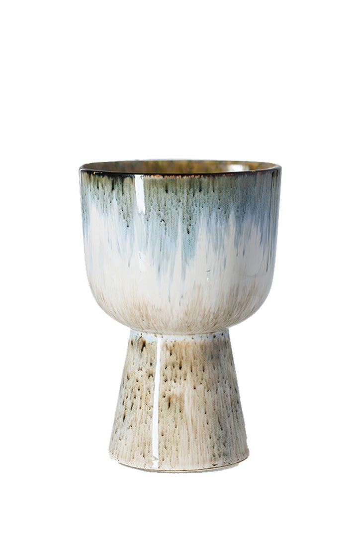 Retro flower pot | glacier