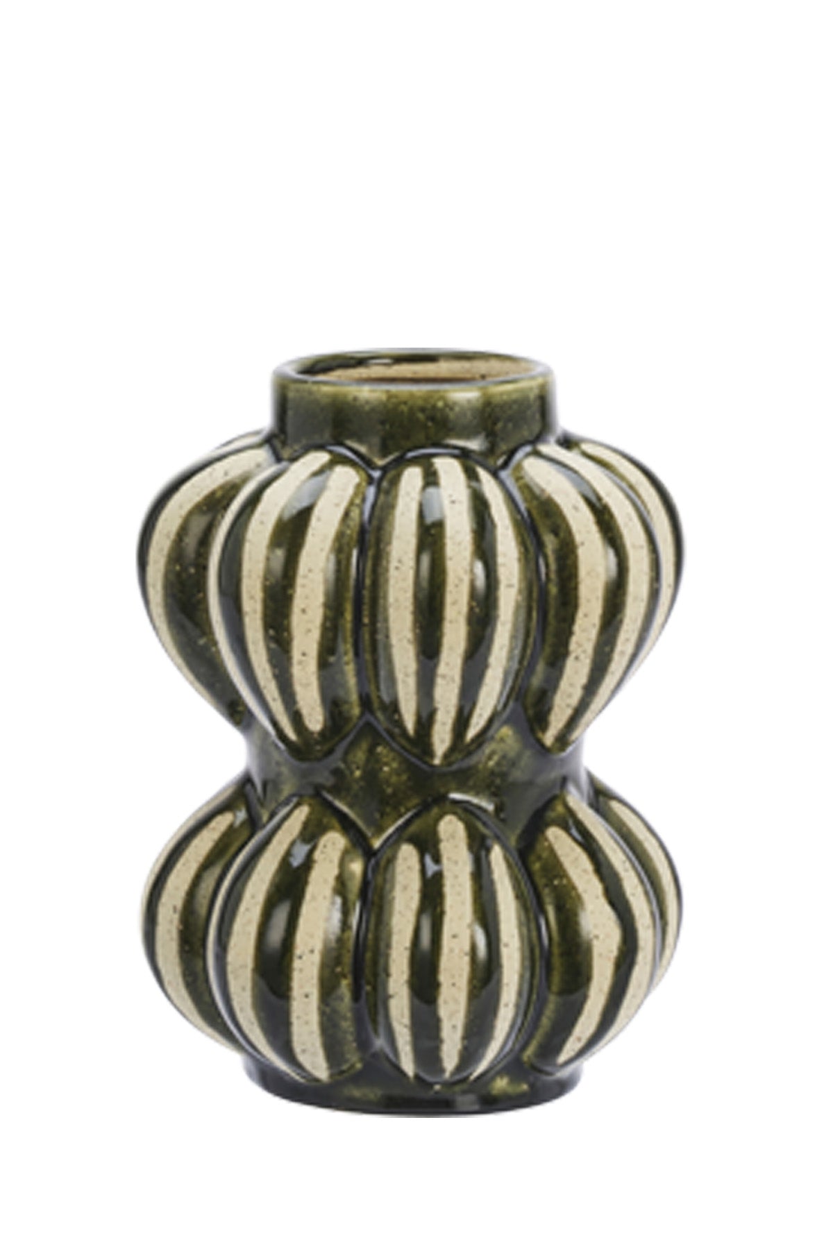 Stoneware vase M | Green